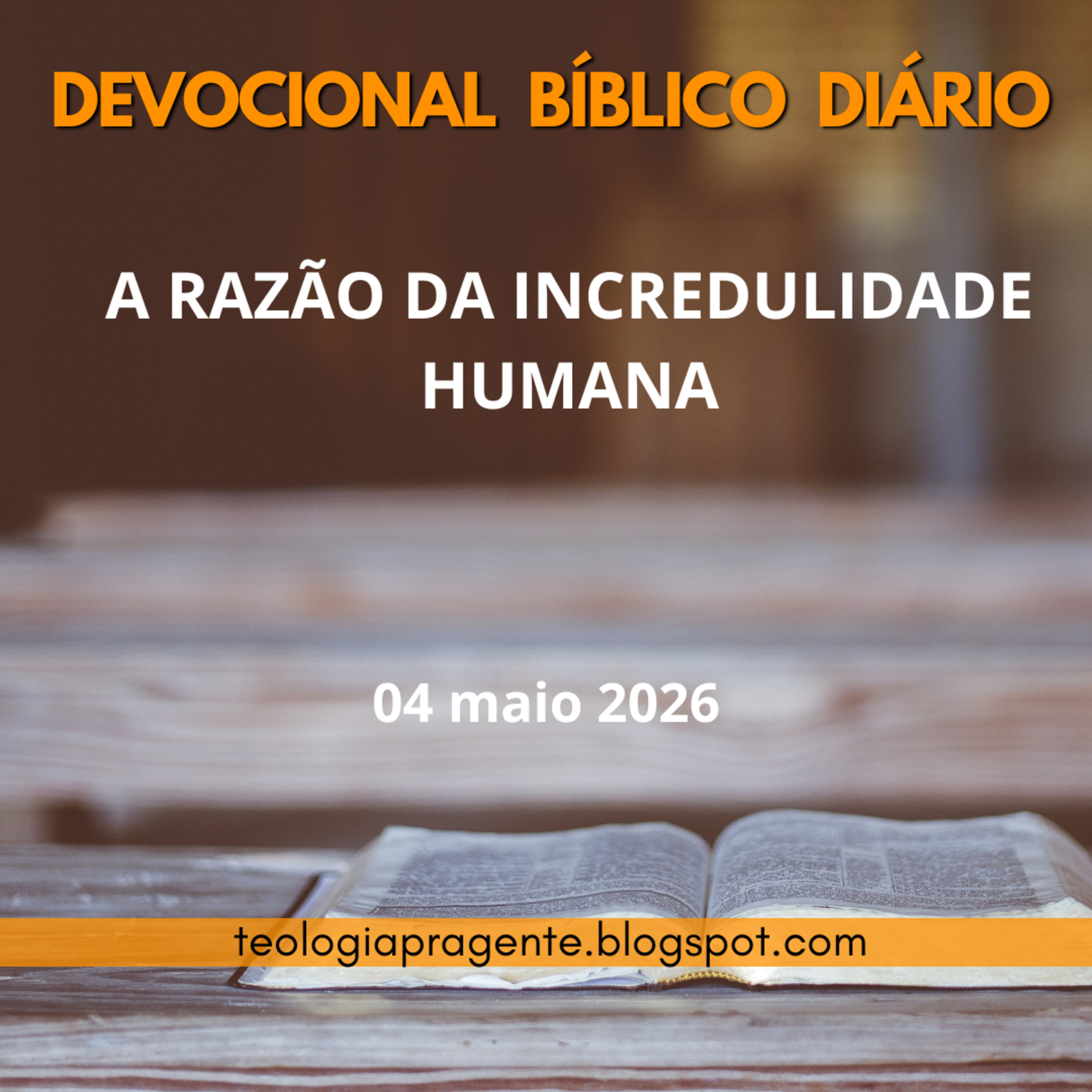 A RAZÃO DA INCREDULIDADE HUMANA episode artwork