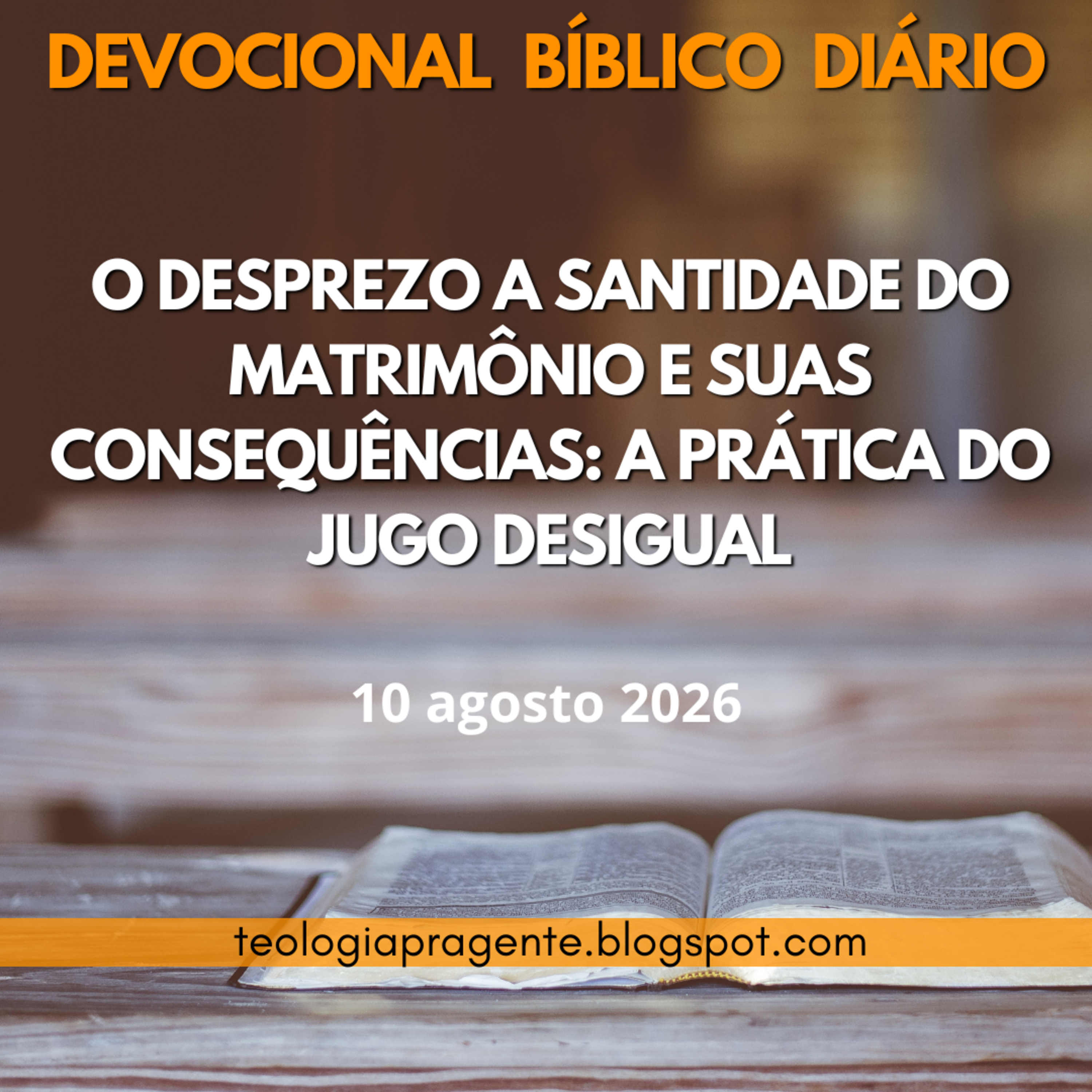 O DESPREZO A SANTIDADE DO MATRIMÔNIO E SUAS CONSEQUÊNCIAS: A PRÁTICA DO JUGO DESIGUAL episode artwork