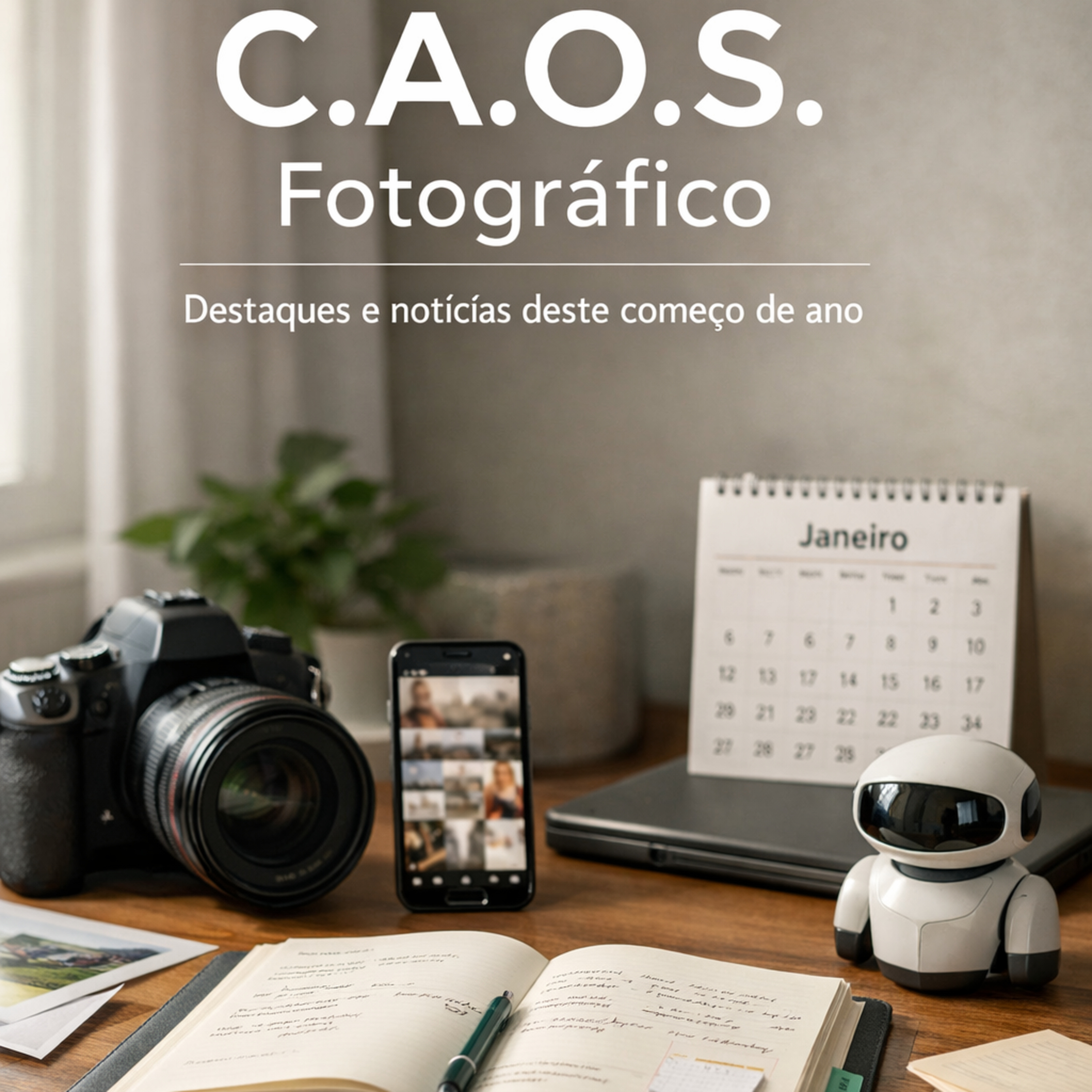 C.A.O.S. Fotográfico - IA, Robôs e o FIM da Fotografia? | Análise das Tendências de 2026 episode artwork