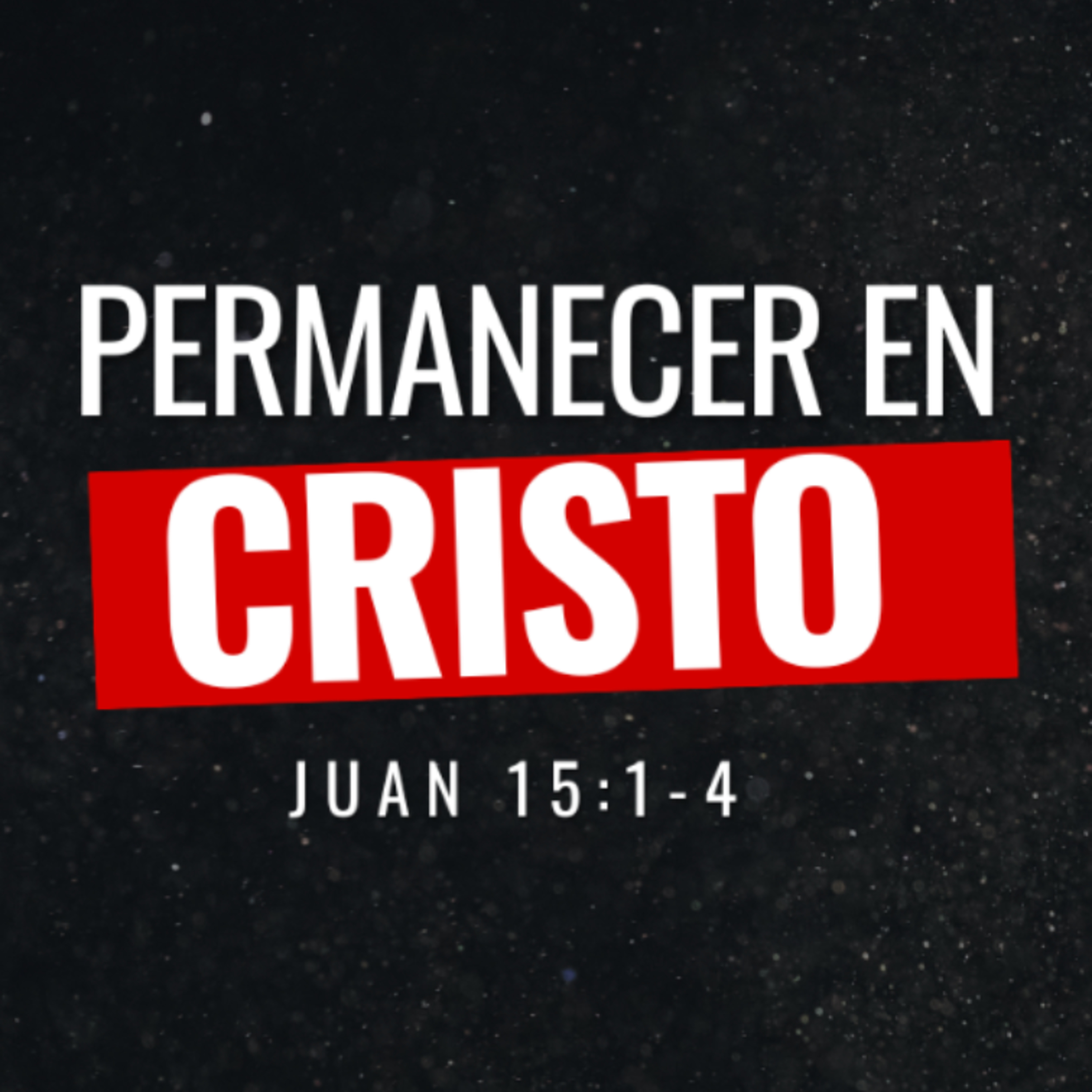 Permanecer en Cristo
