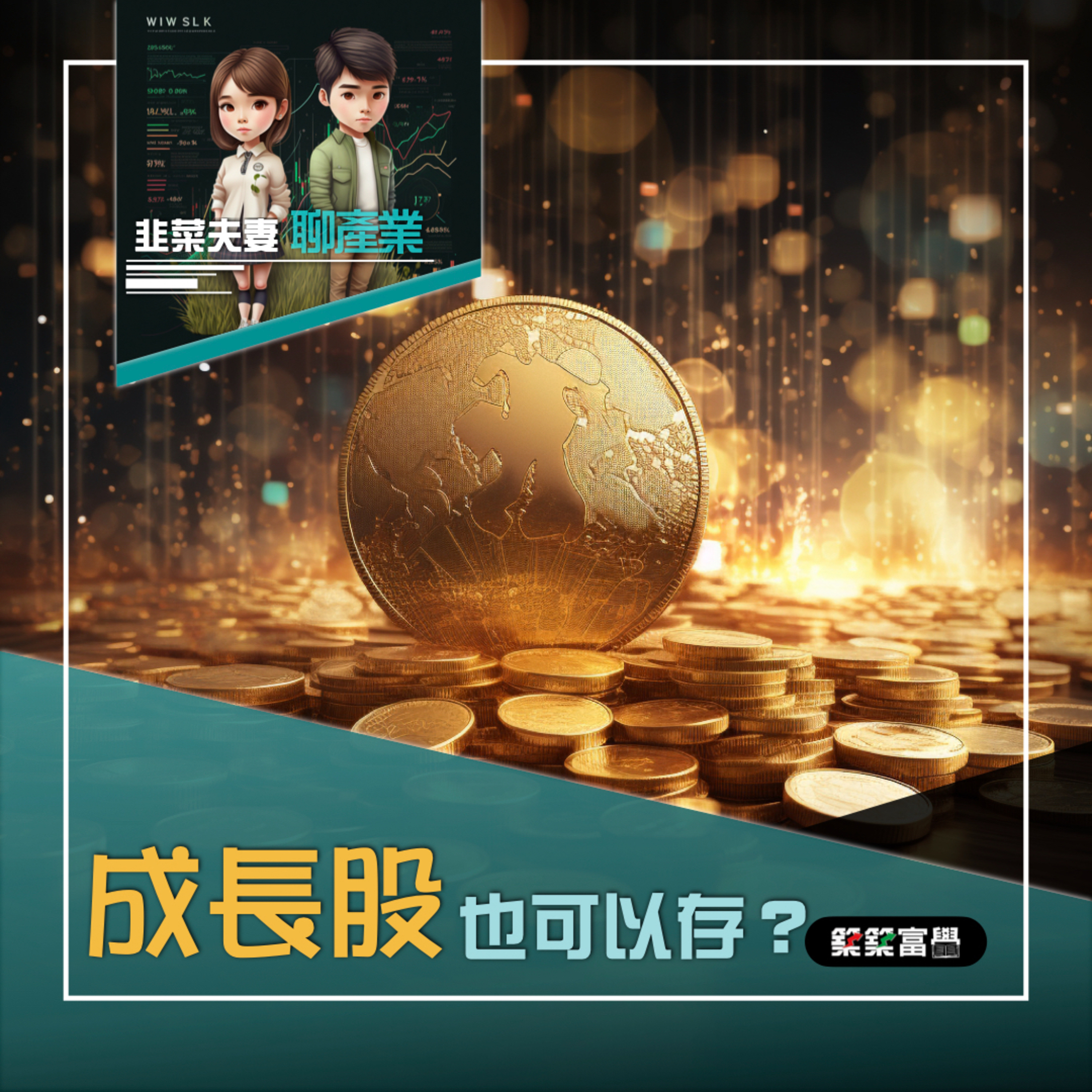 Ep.162 【韭菜夫妻_只要錢長大|成長股也可以存嗎?】飛龍老師&韭菜先生