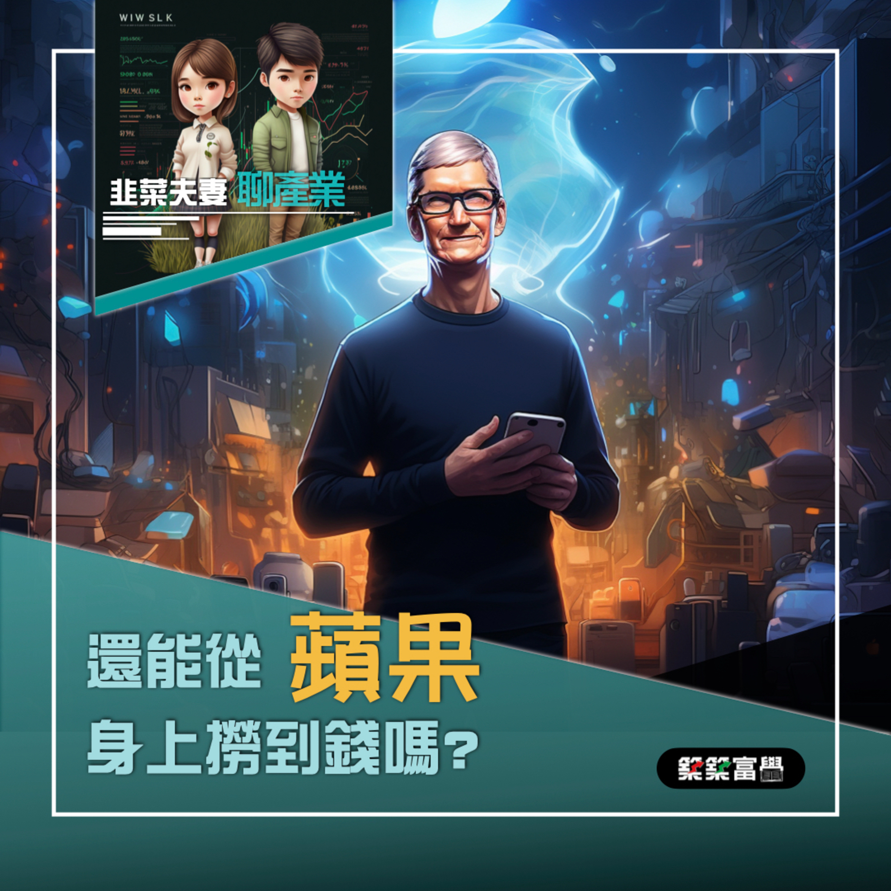 Ep.166【韭菜夫妻_只要錢長大|還能從蘋果身上撈到錢嗎?】飛龍老師&韭菜先生
