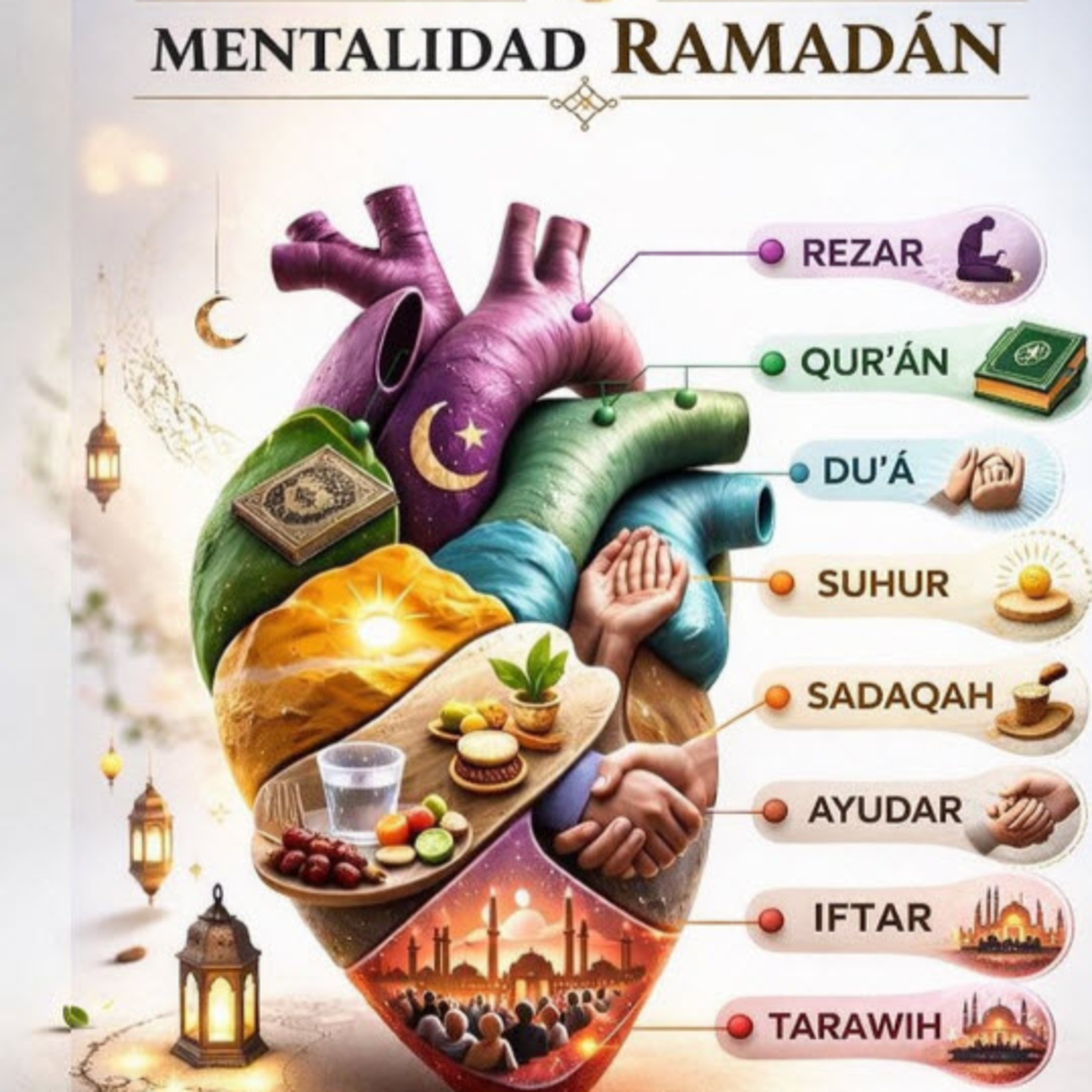  "Quien ayune durante el mes de Ramadán con fe y esperanza.."