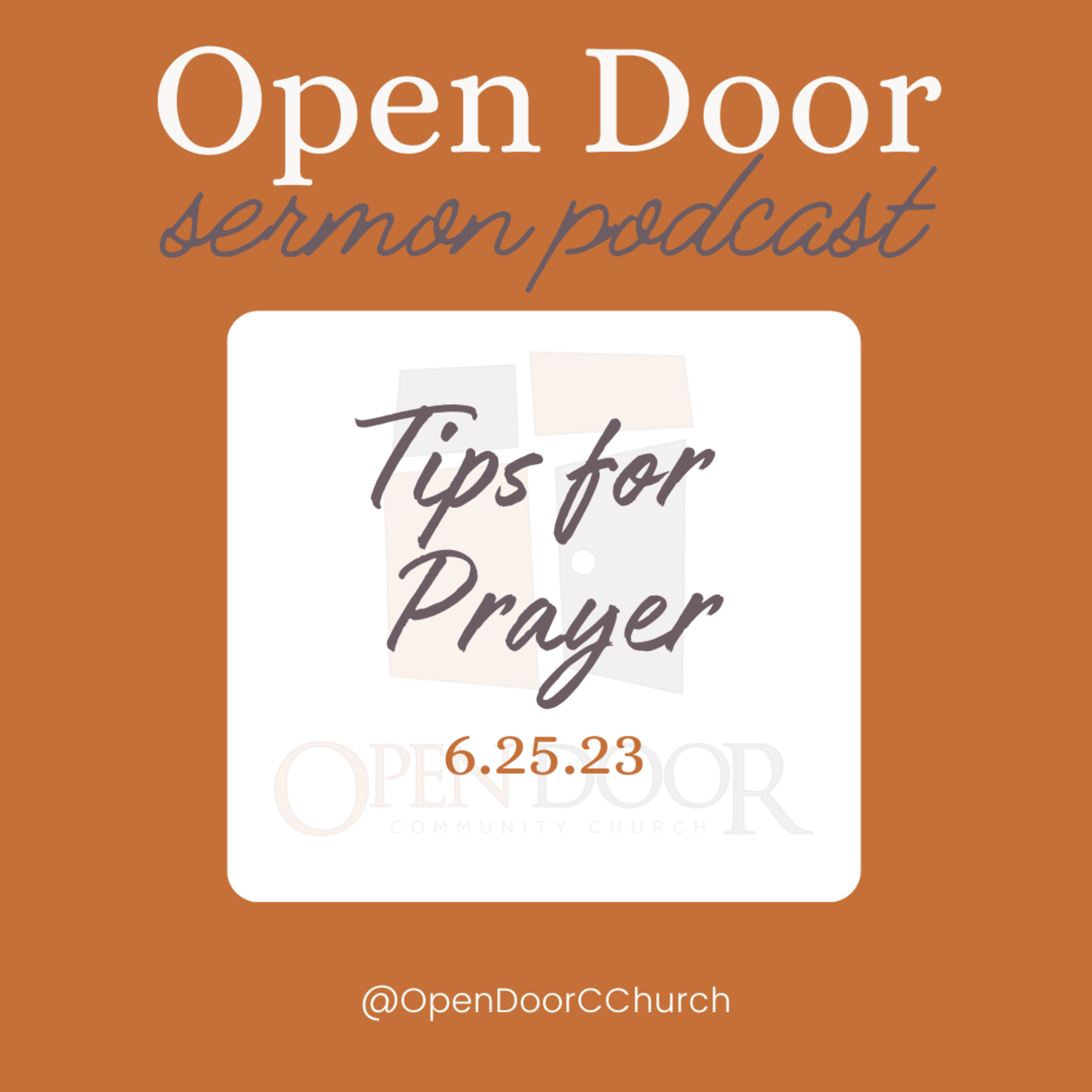 Tips for Prayer (6.25.23) episode artwork