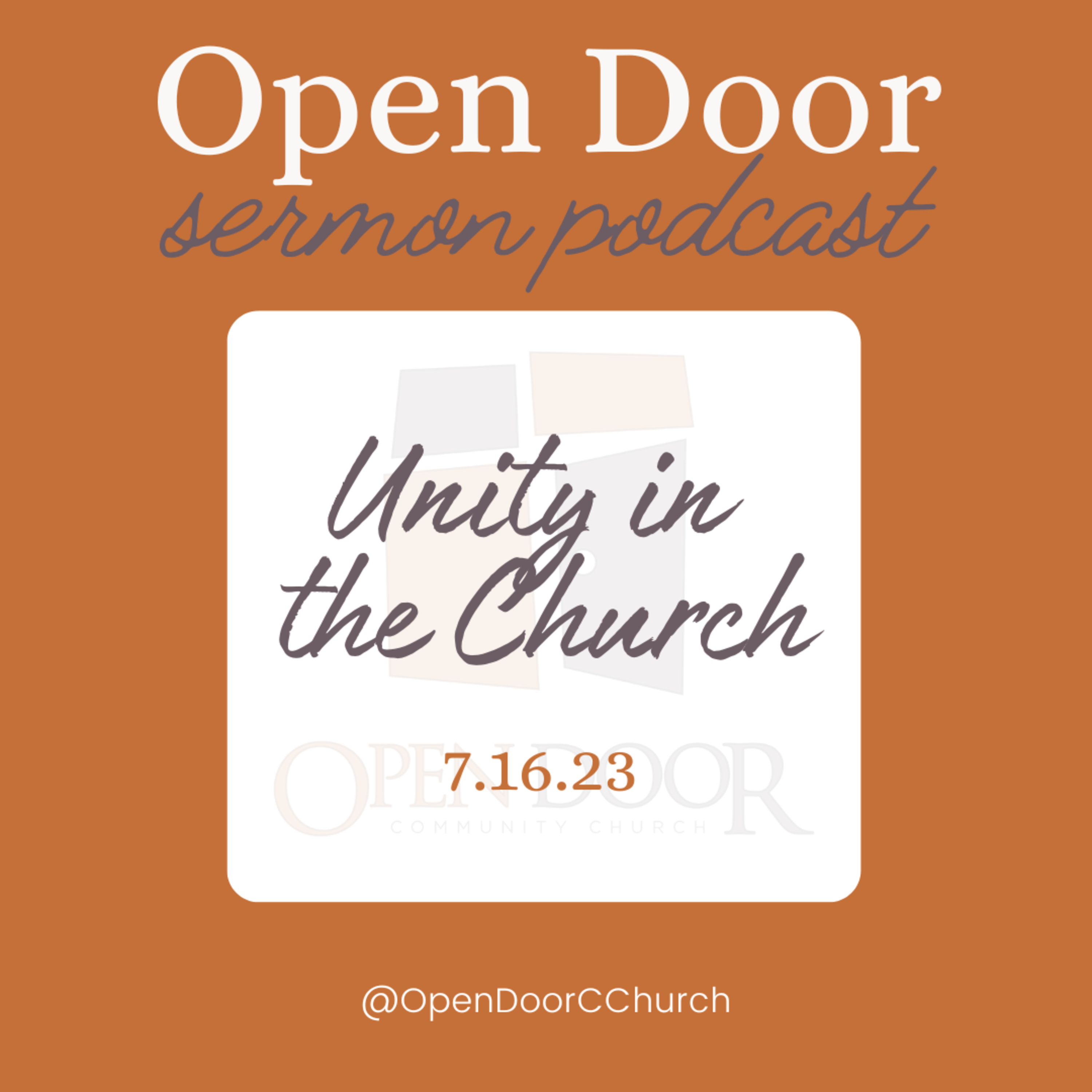 Unity in the Church (7.16.23) episode artwork
