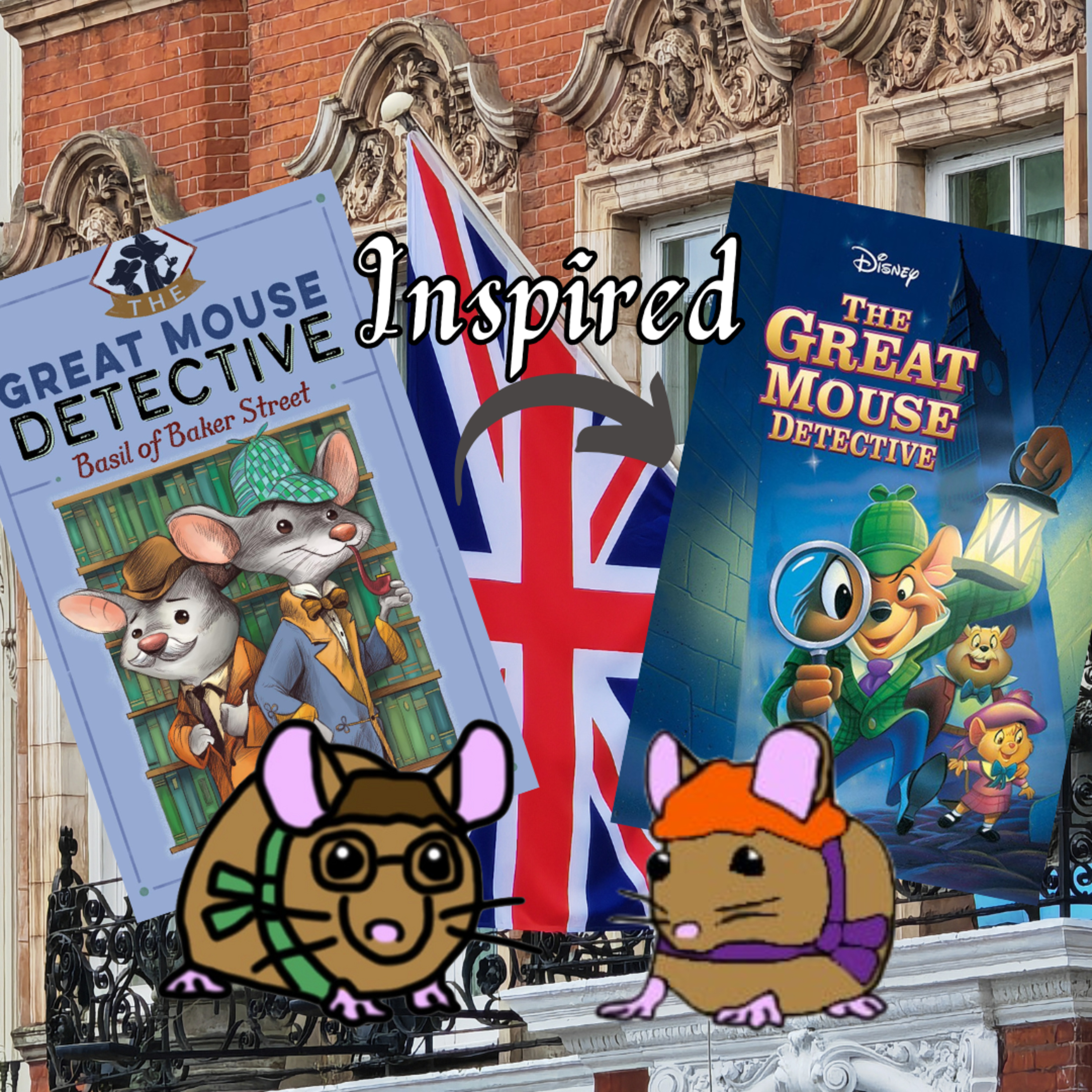 Basil of Baker Street vs The Great Mouse Detective episode artwork