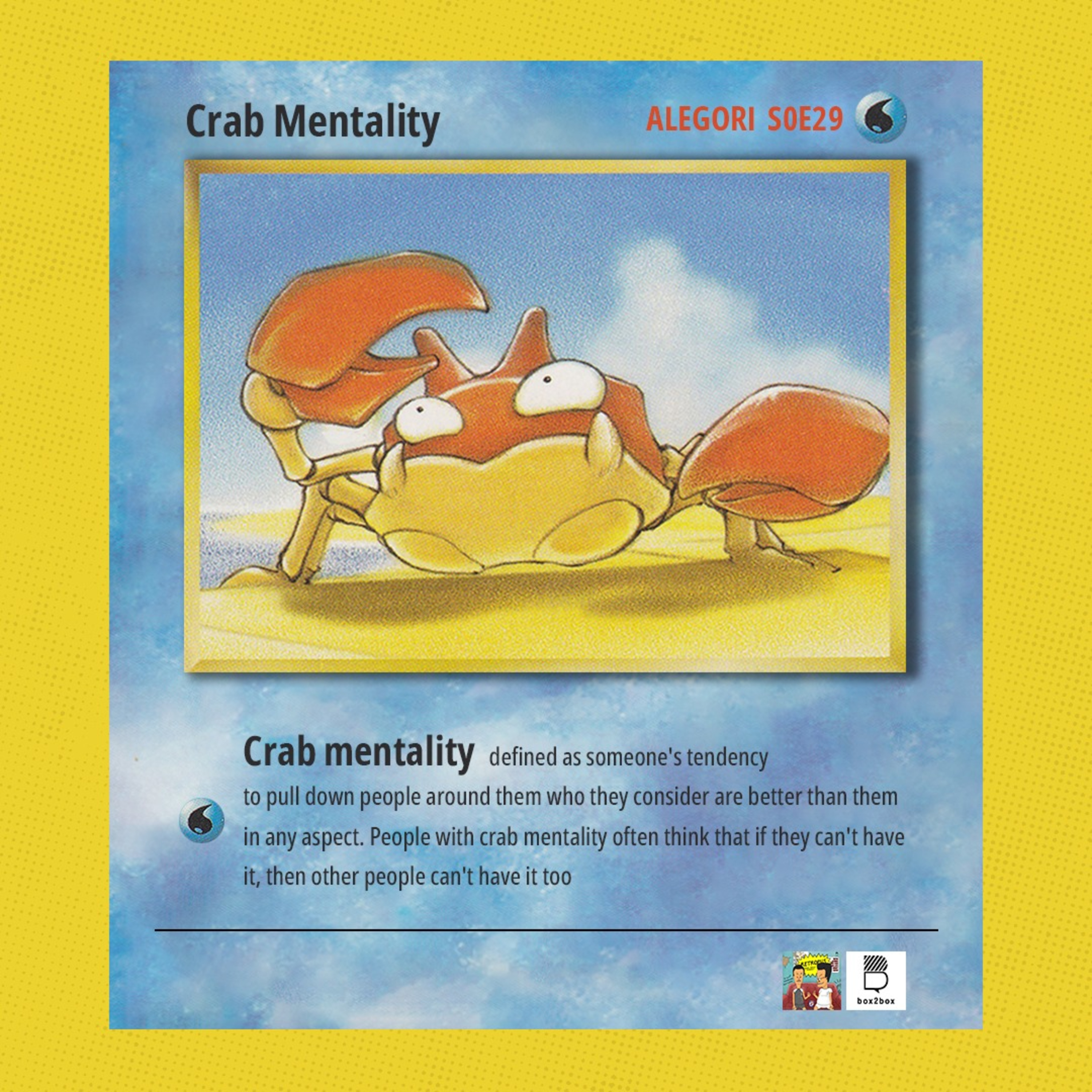 Alegori S0E29: Tarik Menarik Kepiting