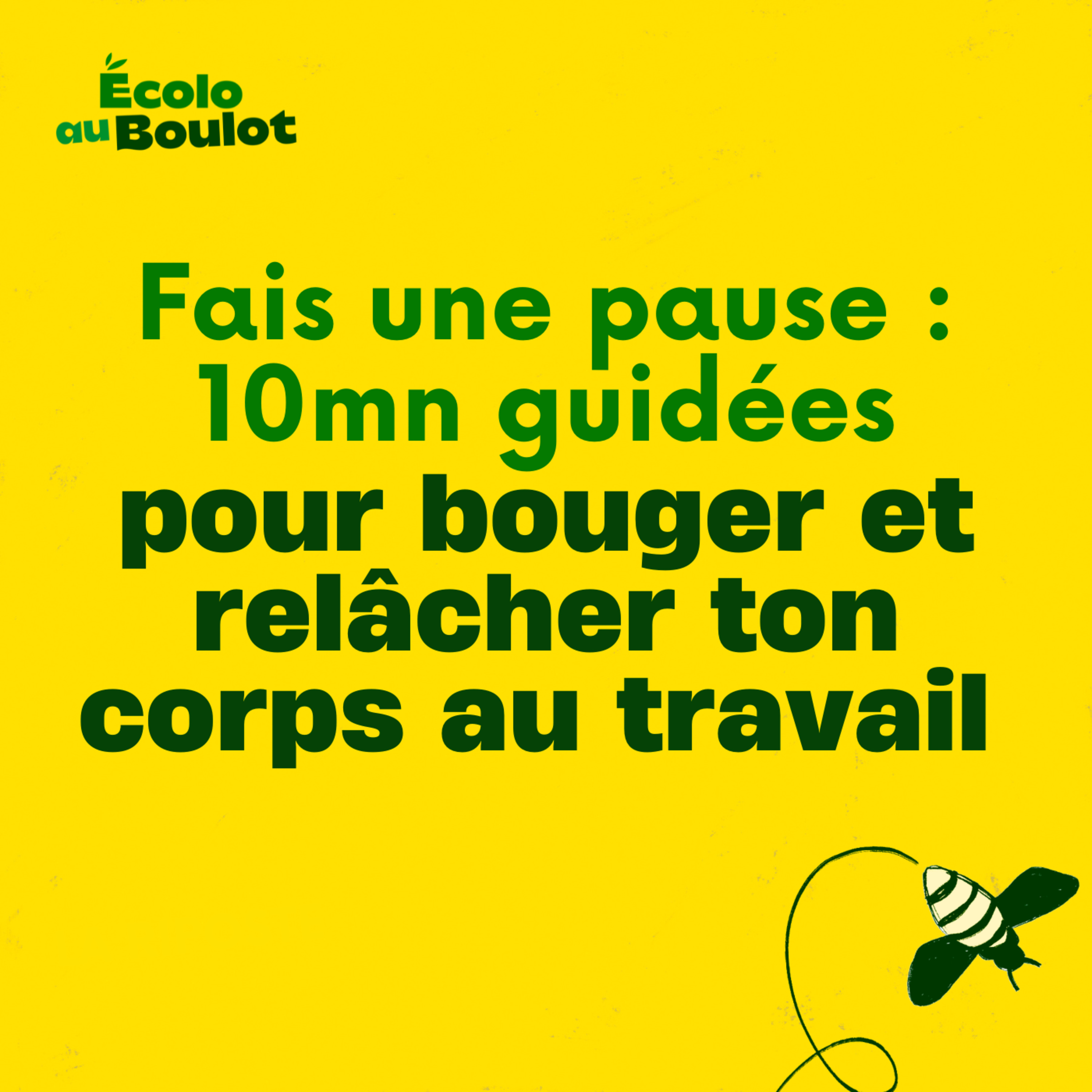 103. Fais une pause ! 10 minutes guidées avec une kiné pour bouger et relâcher ton corps au travail, avec Mathilde Mathieu l sédentarité, bien-être au travail, pause active