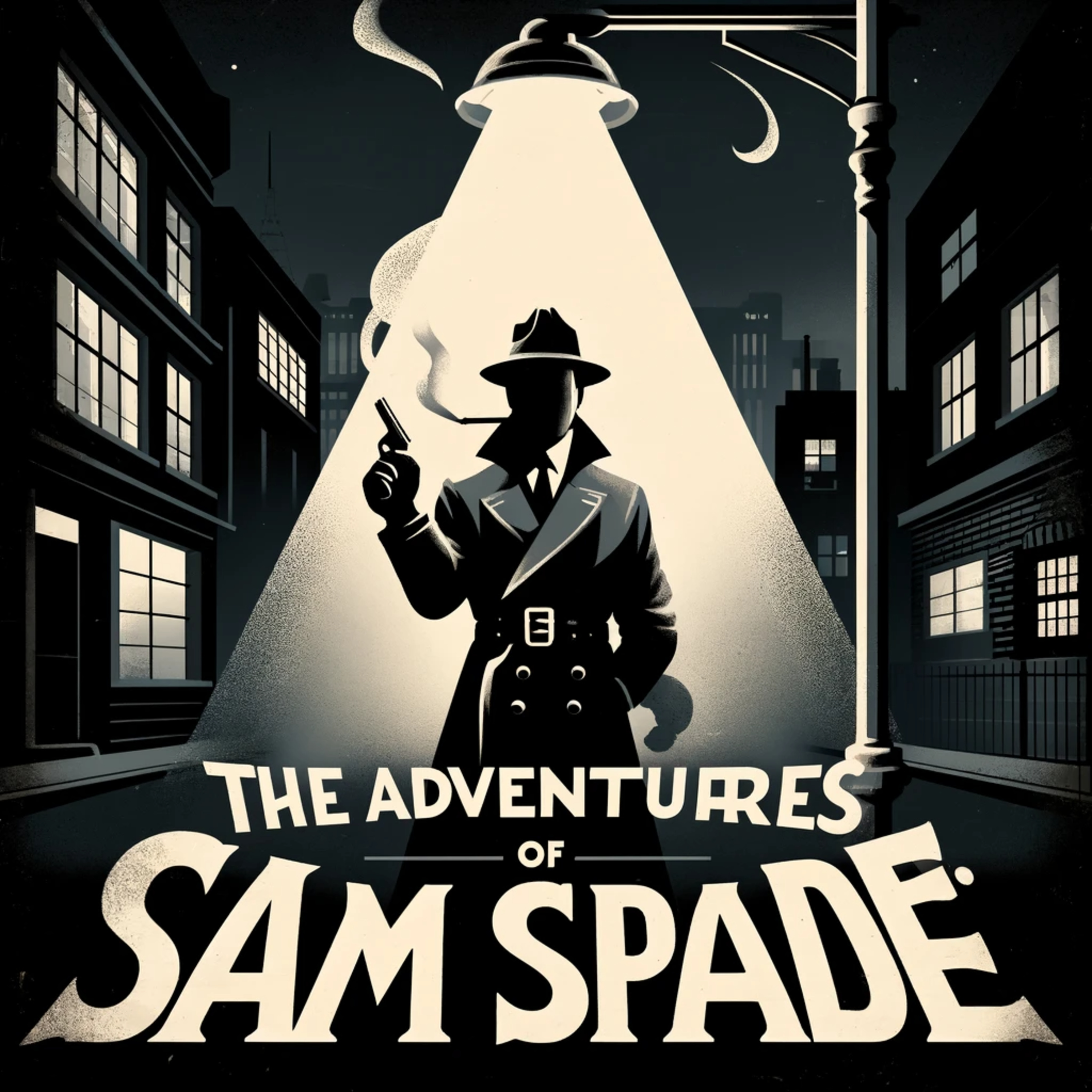 (Contains representations of Native Americans that may be offensive to some listeners) The Adventures of Sam Spade: The Indian Caper (09-25-1949) episode artwork