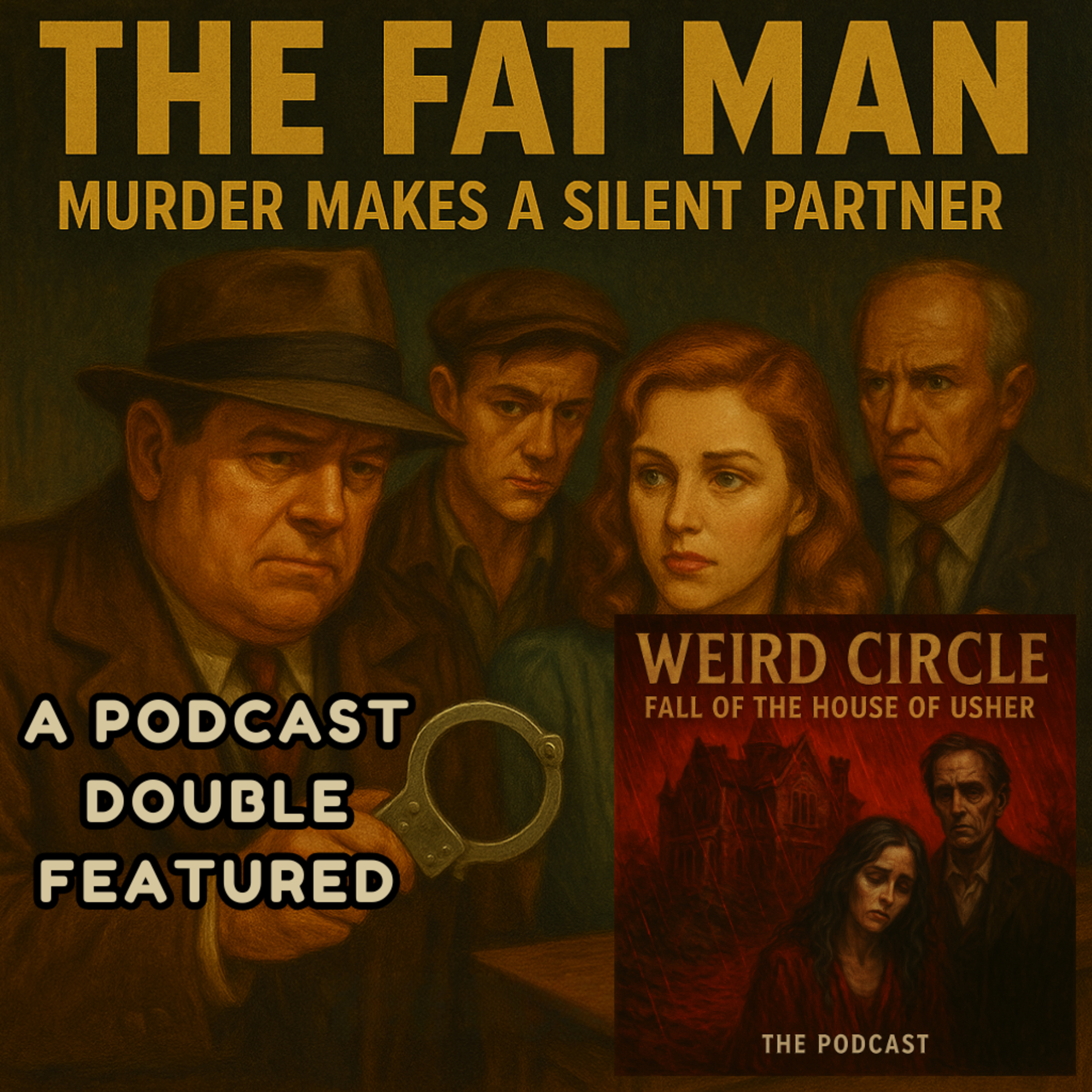 The Fat Man: Murder Makes A Silent Partner (ca. 1948) / Weird Circle: The Fall of the House of Usher (08-29-1943) episode artwork