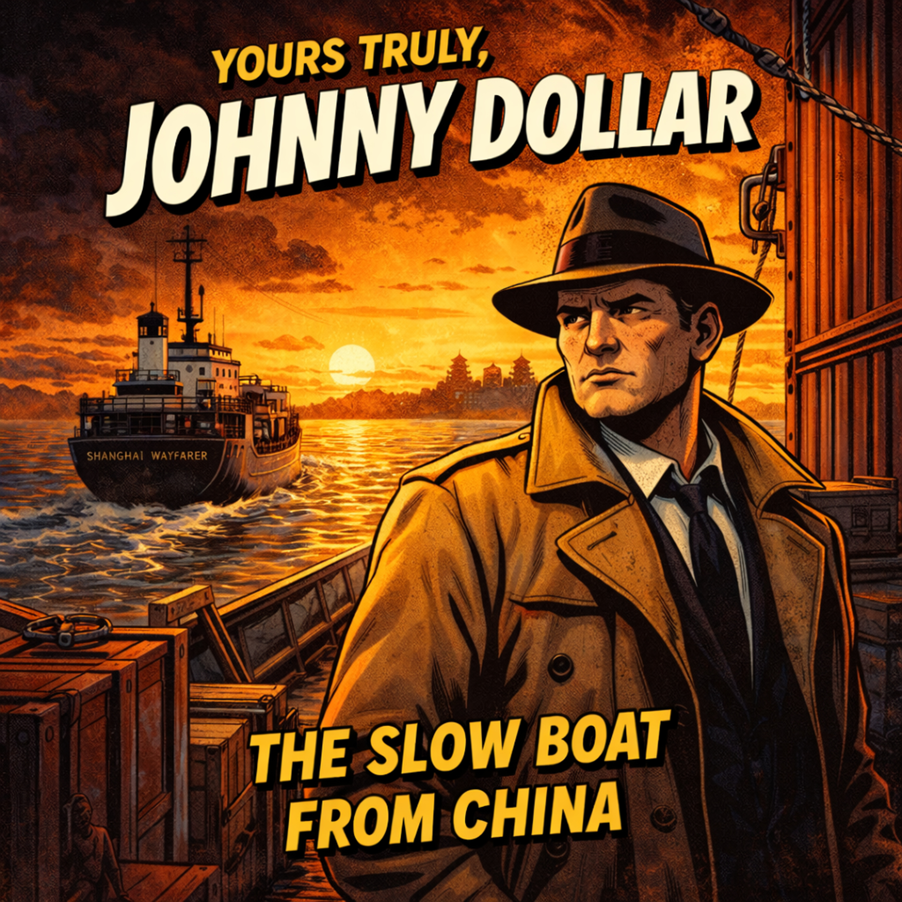 Yours Truly, Johnny Dollar: The Slow Boat from China (02-25-1949) episode artwork