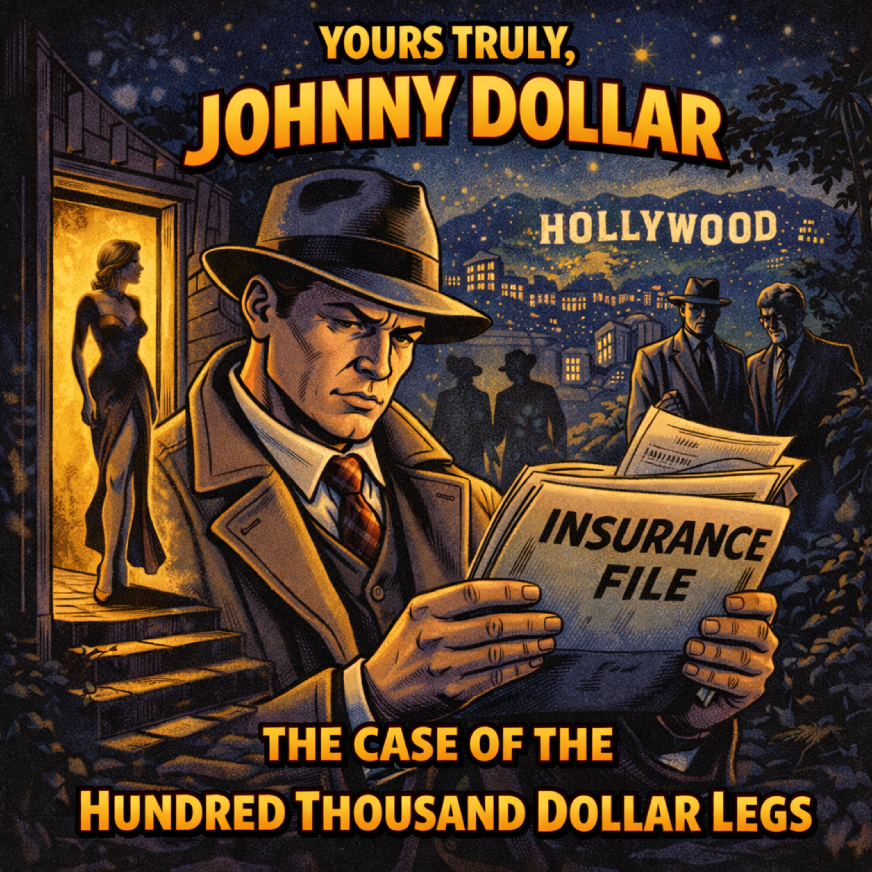 Yours Truly, Johnny Dollar: The Case of the Hundred Thousand Dollar Legs (04-15-1949) episode artwork