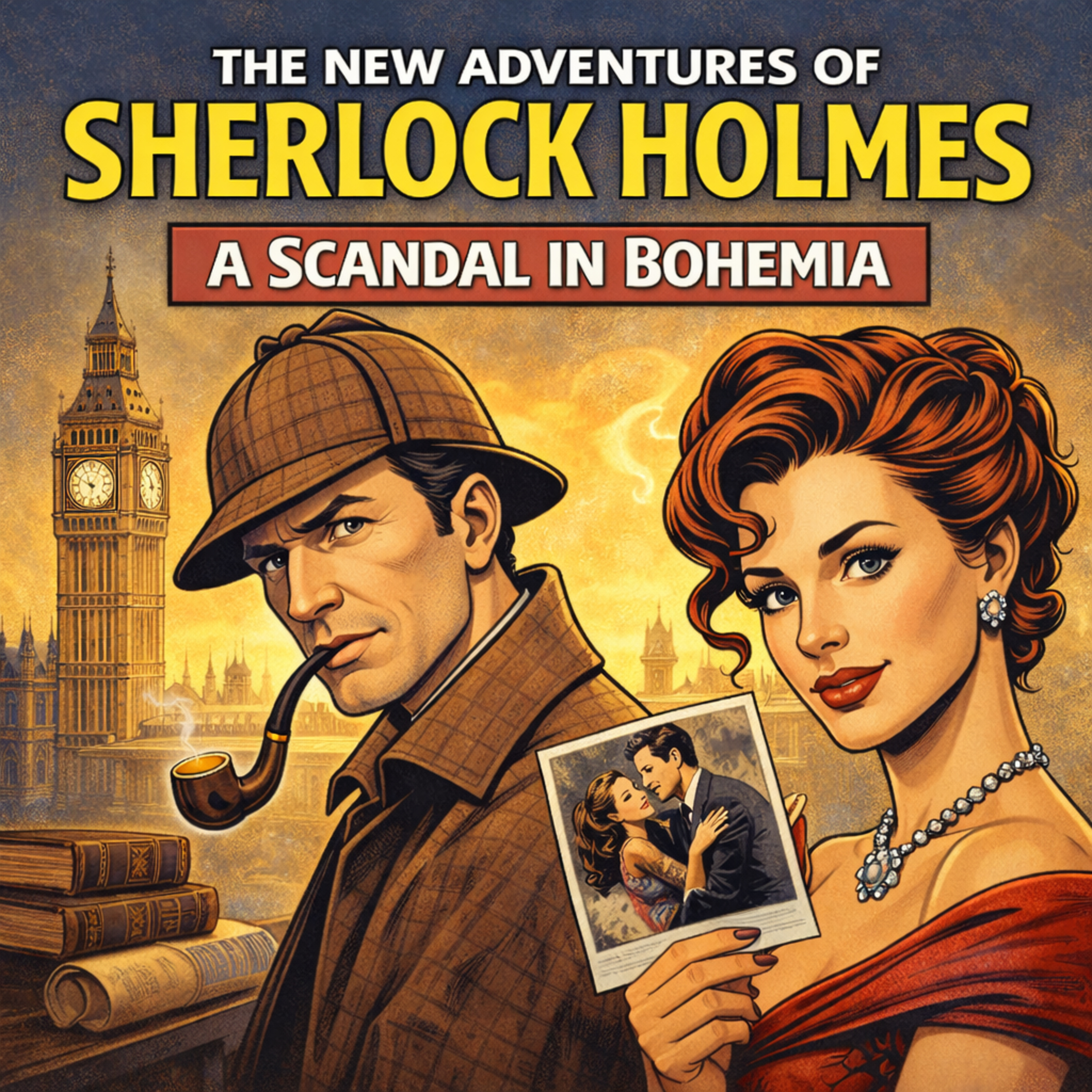 The New Adventures of Sherlock Holmes: A Scandal in Bohemia (11-10-1945) episode artwork