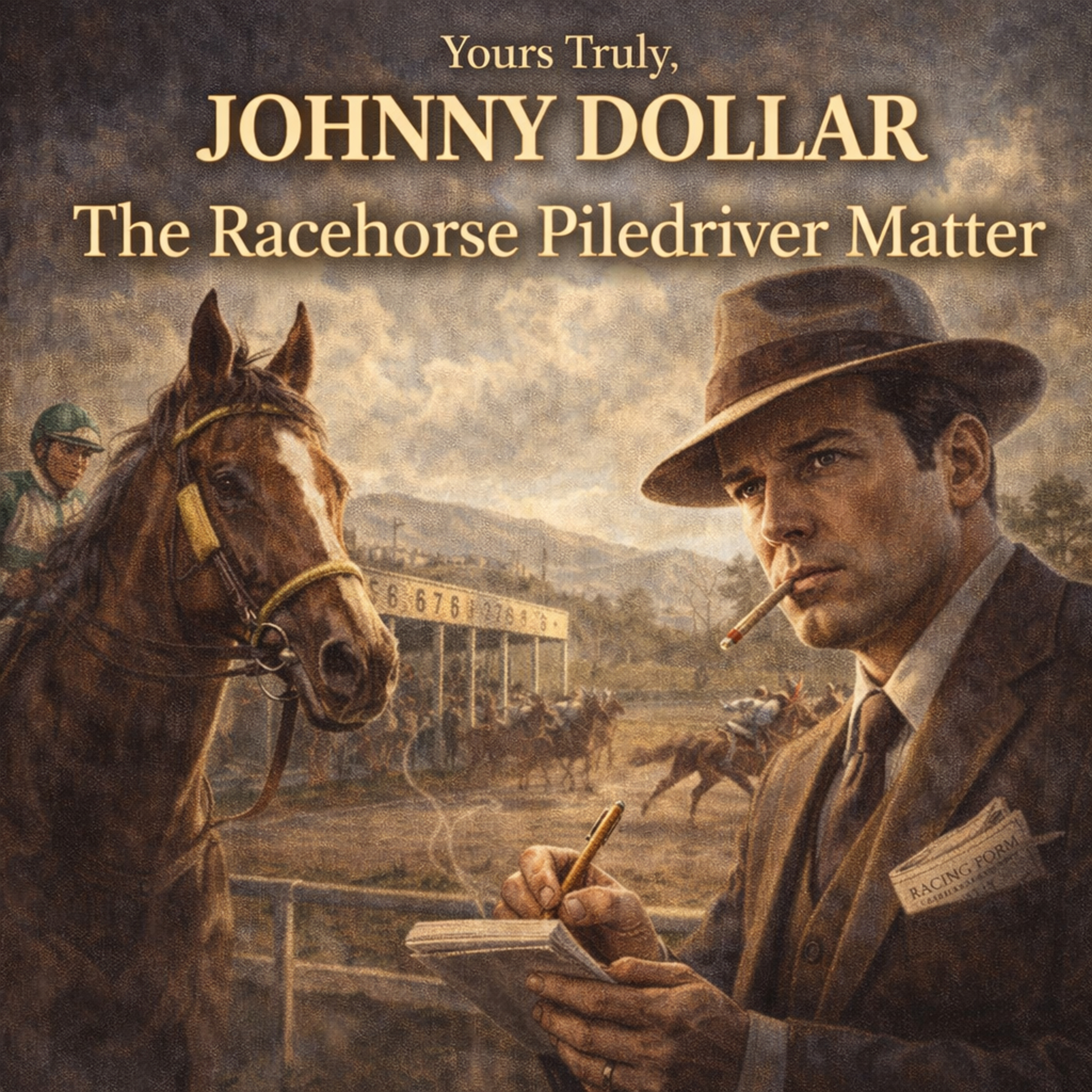 Yours Truly, Johnny Dollar: The Racehorse Piledriver Matter (10-08-1949) episode artwork