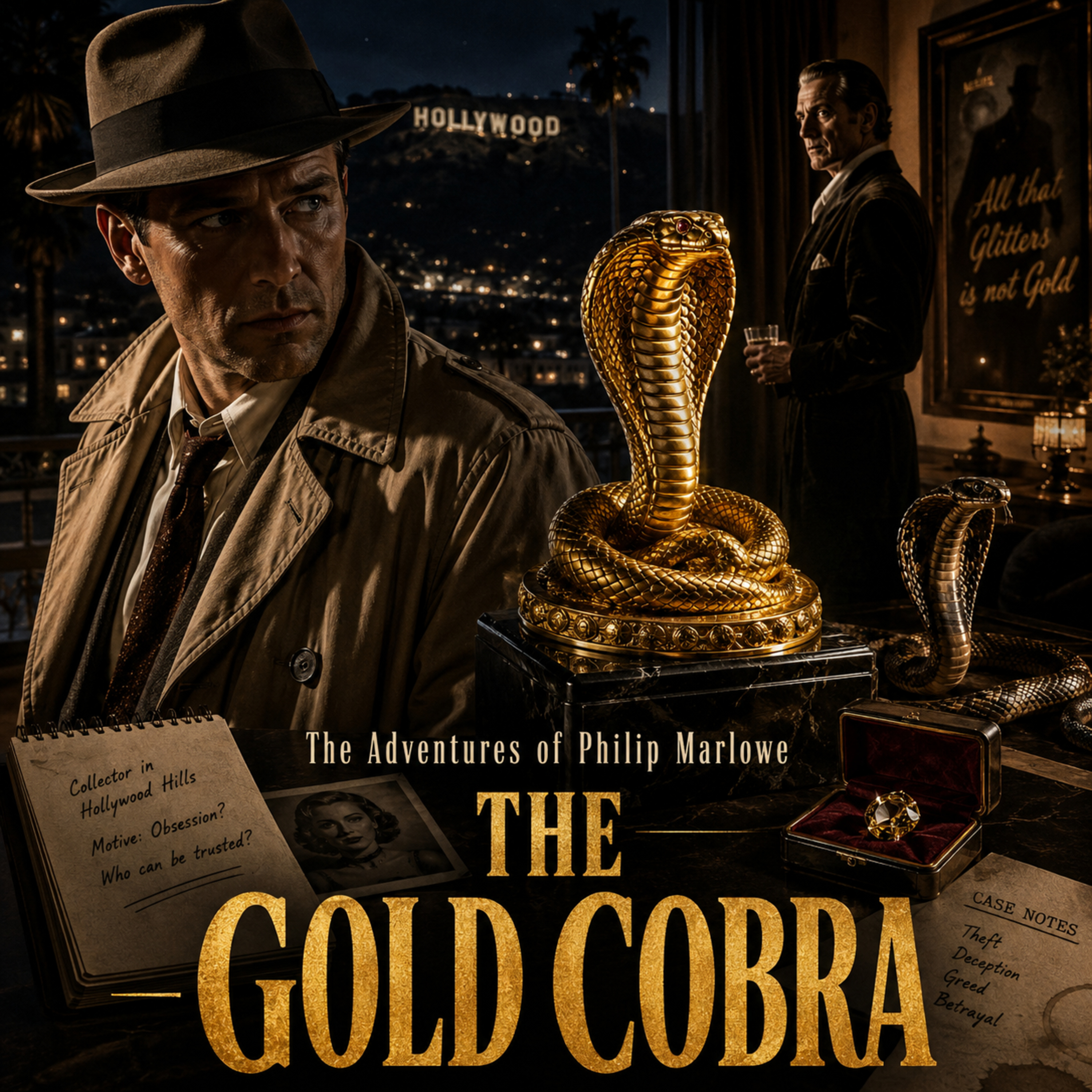 The Adventures of Philip Marlowe: The Gold Cobra (06-14-1950) episode artwork