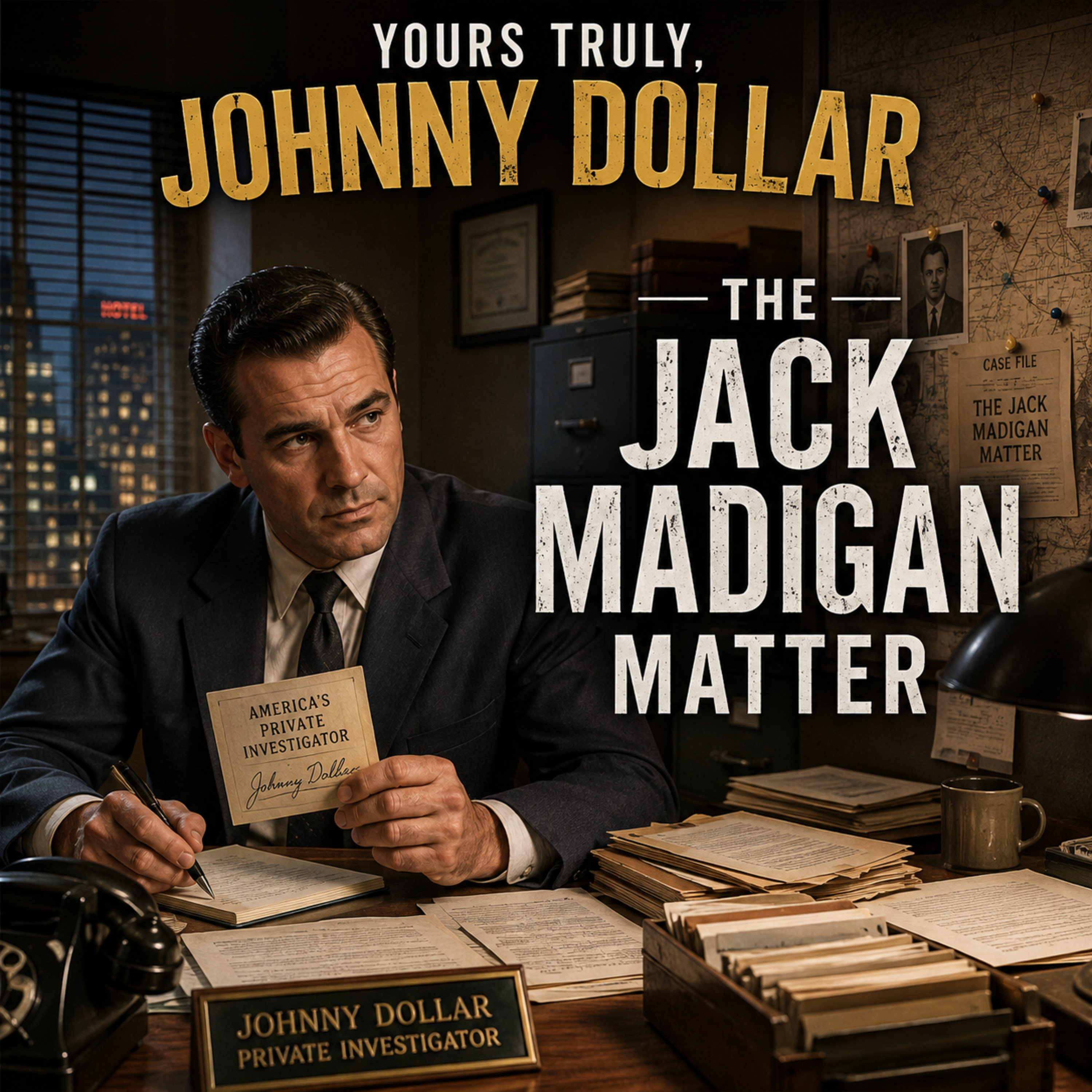 Yours Truly, Johnny Dollar: The Jack Madigan Matter (10-21-1950) episode artwork