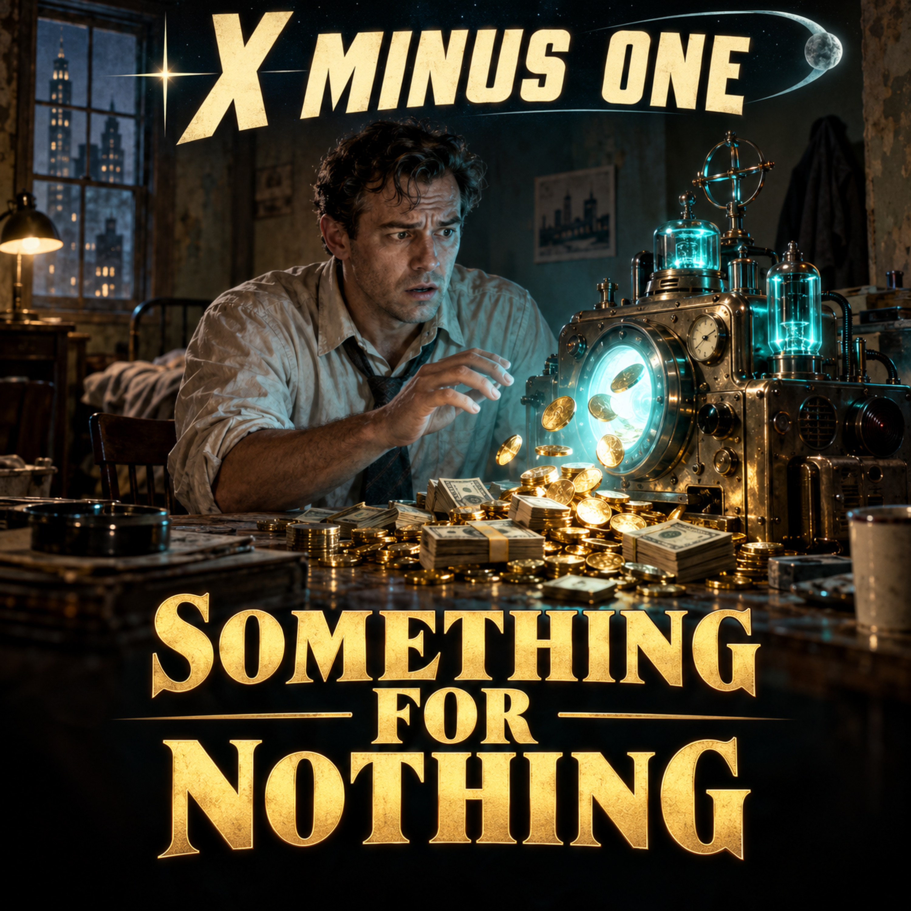 X Minus One: Something for Nothing (04-10-1957) episode artwork
