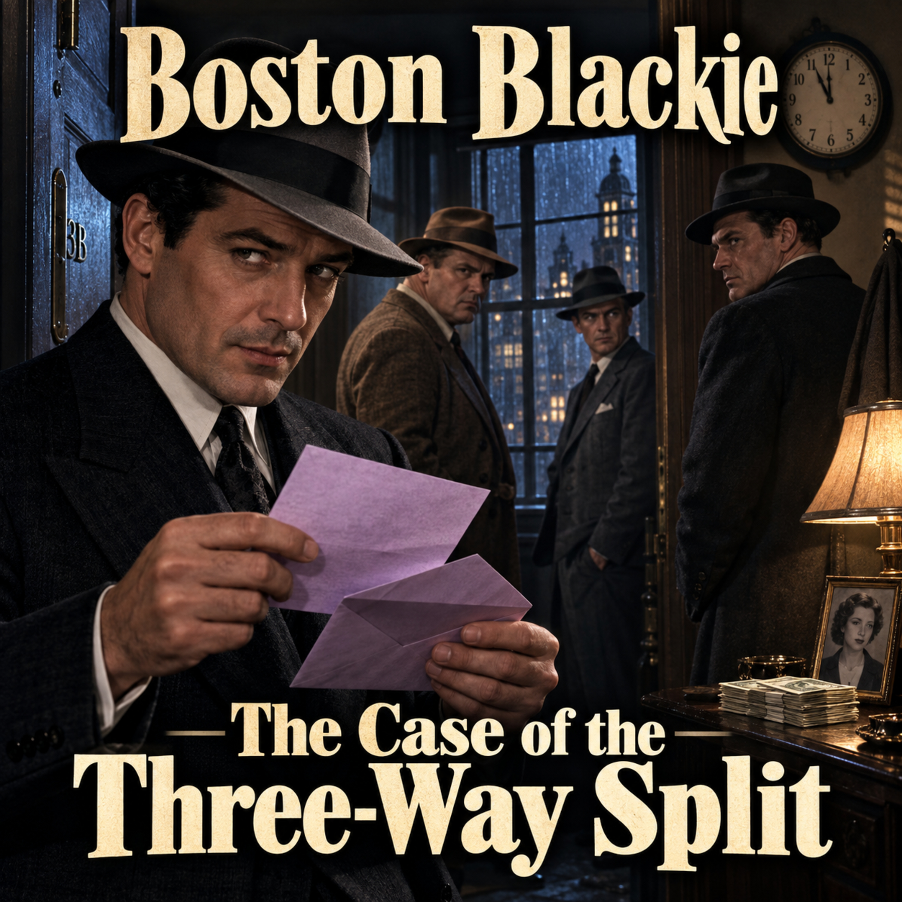 Boston Blackie: The Case of the Three-Way Split (07-23-1945) episode artwork