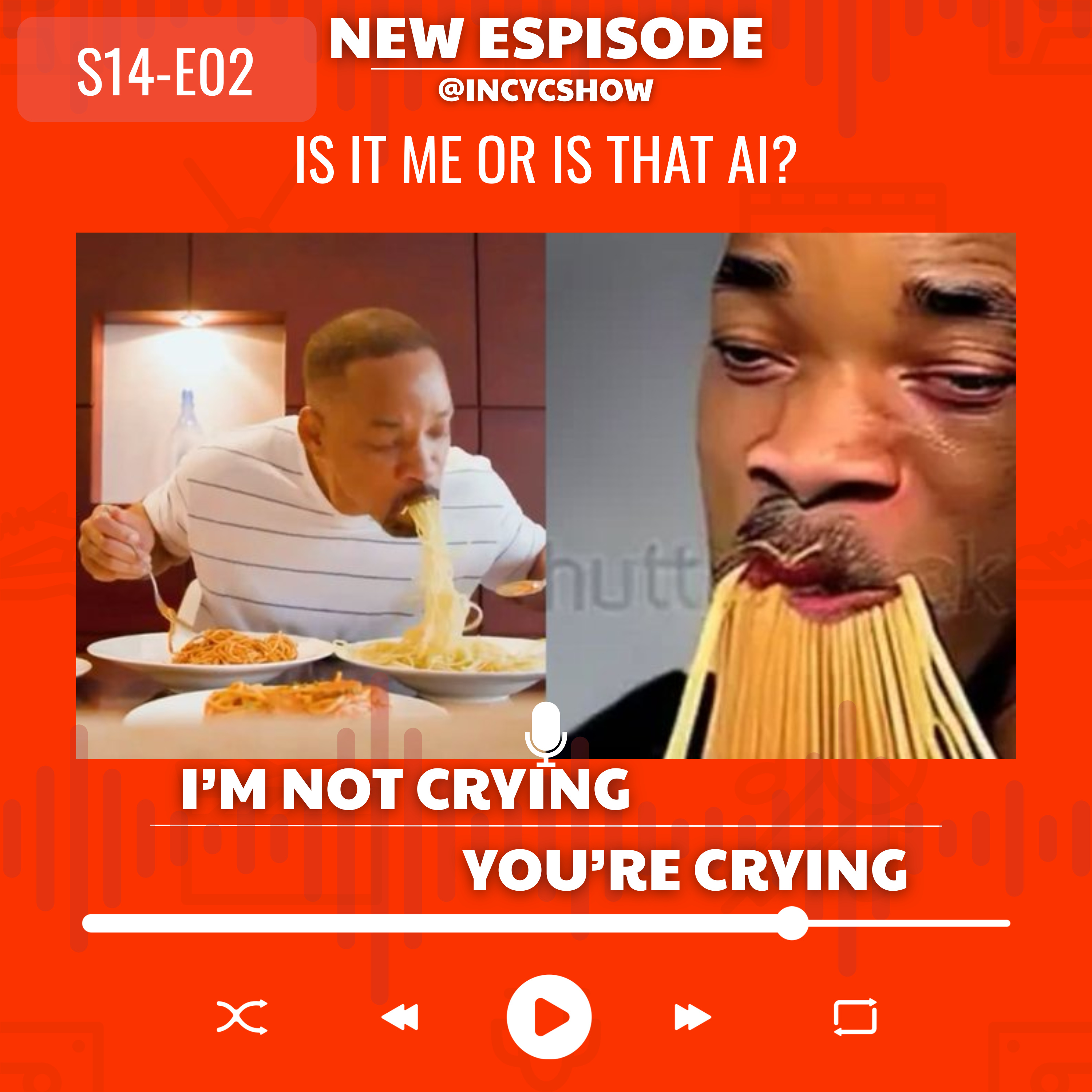 I’m not crying, you’re crying.