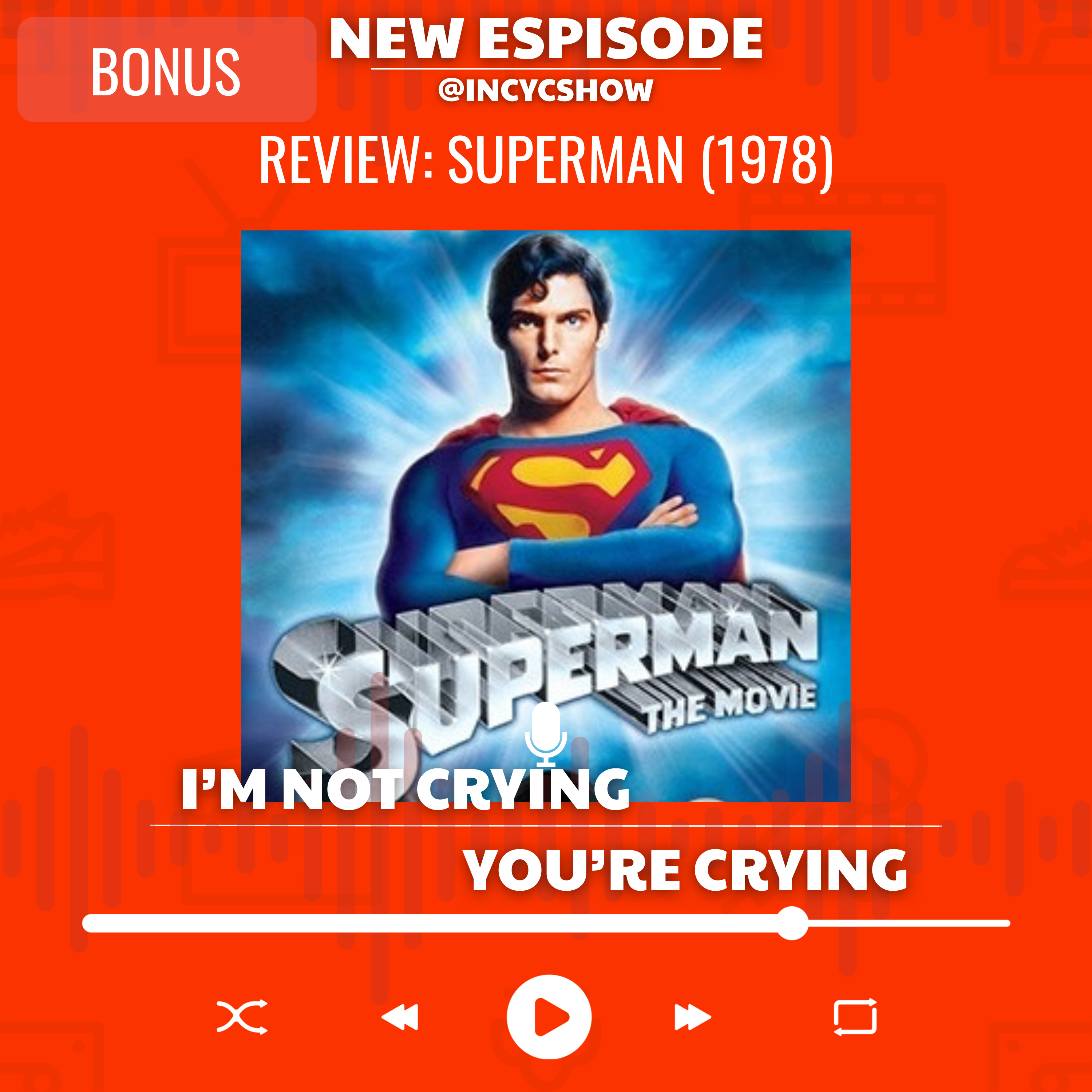 I’m not crying, you’re crying.