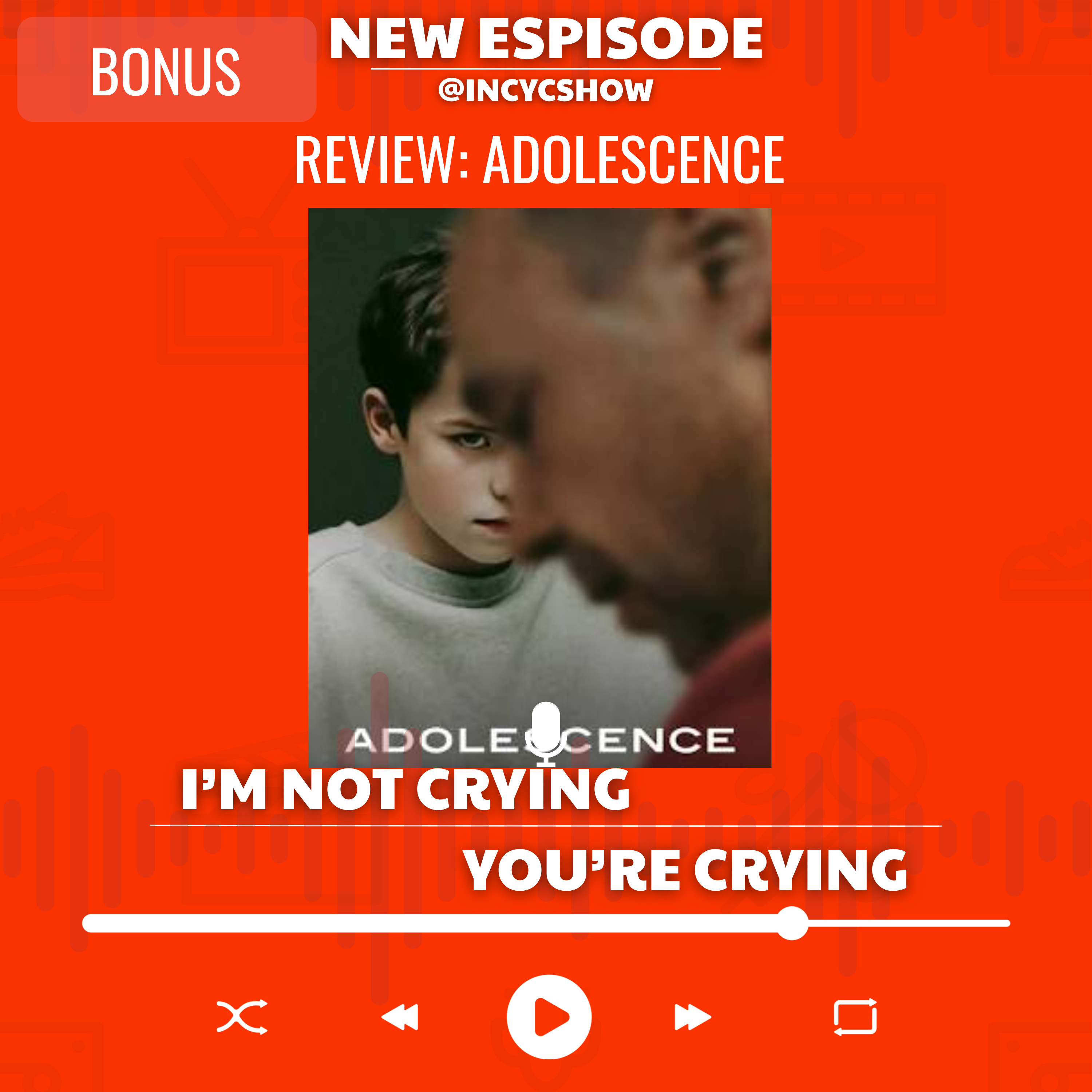 I’m not crying, you’re crying.