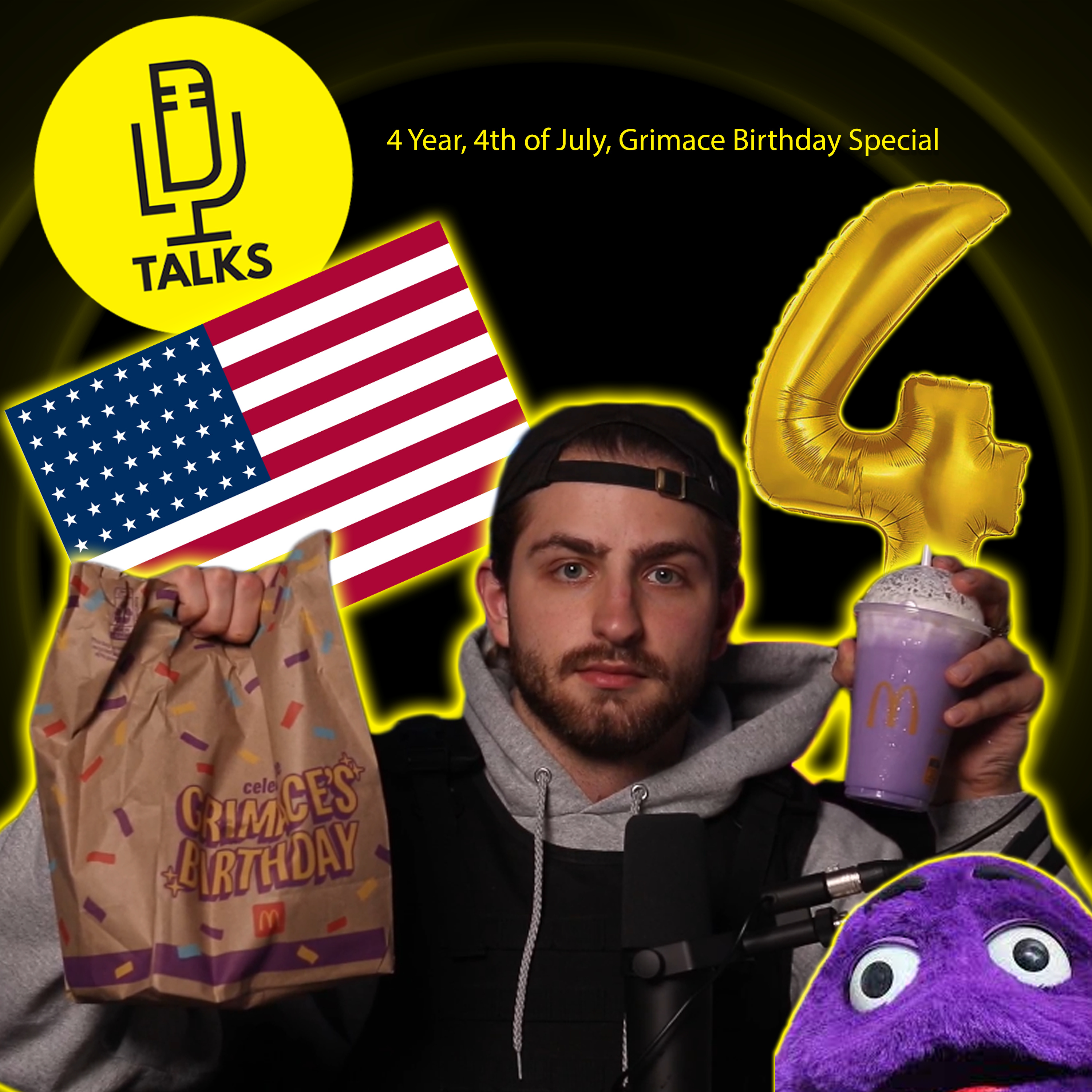 D-Talks 4 Year, 4th of July, Grimace Birthday Special (Episode 209) episode artwork