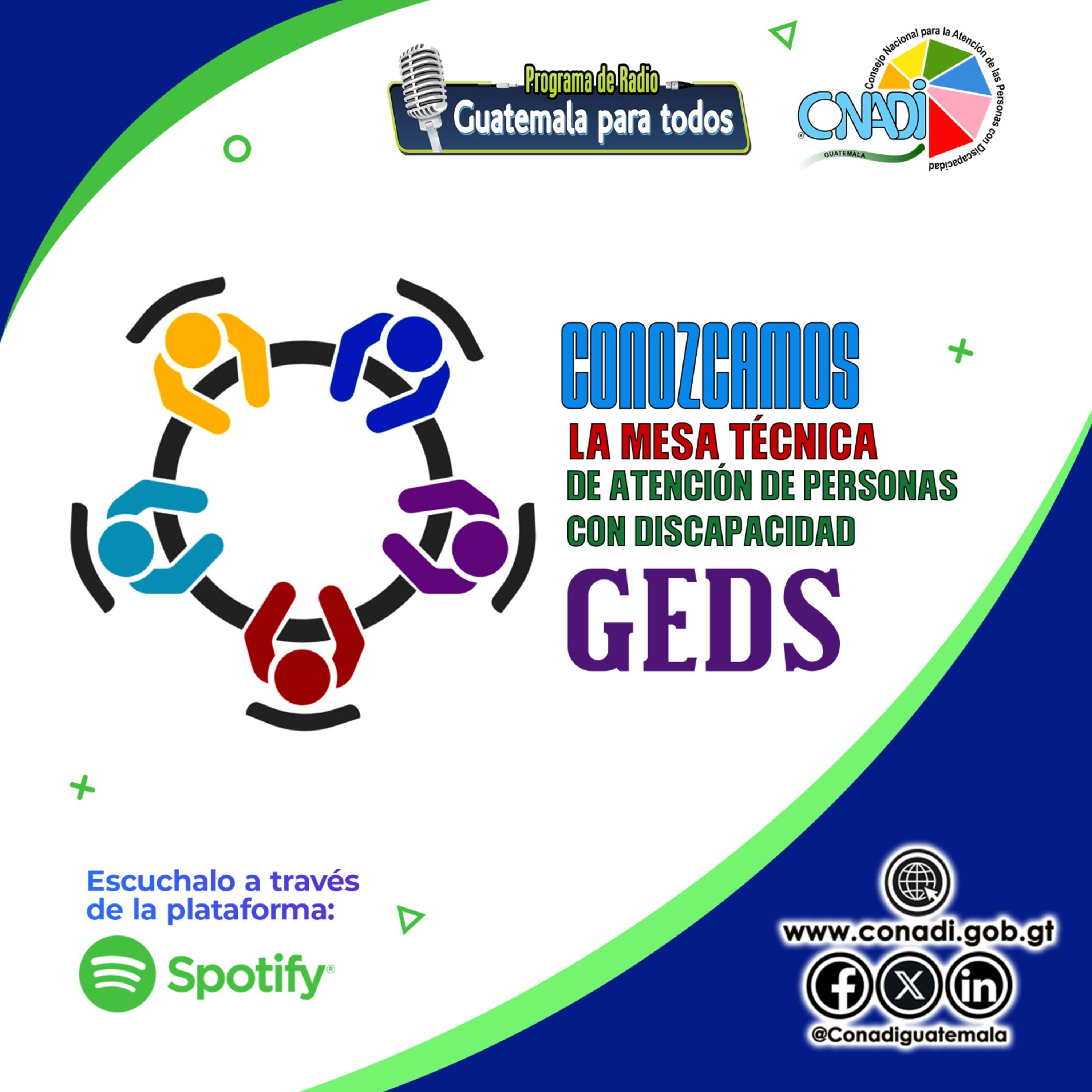 "Conozcamos la Mesa Técnica de Atención de Personas con Discapacidad en la GEDS" episode artwork