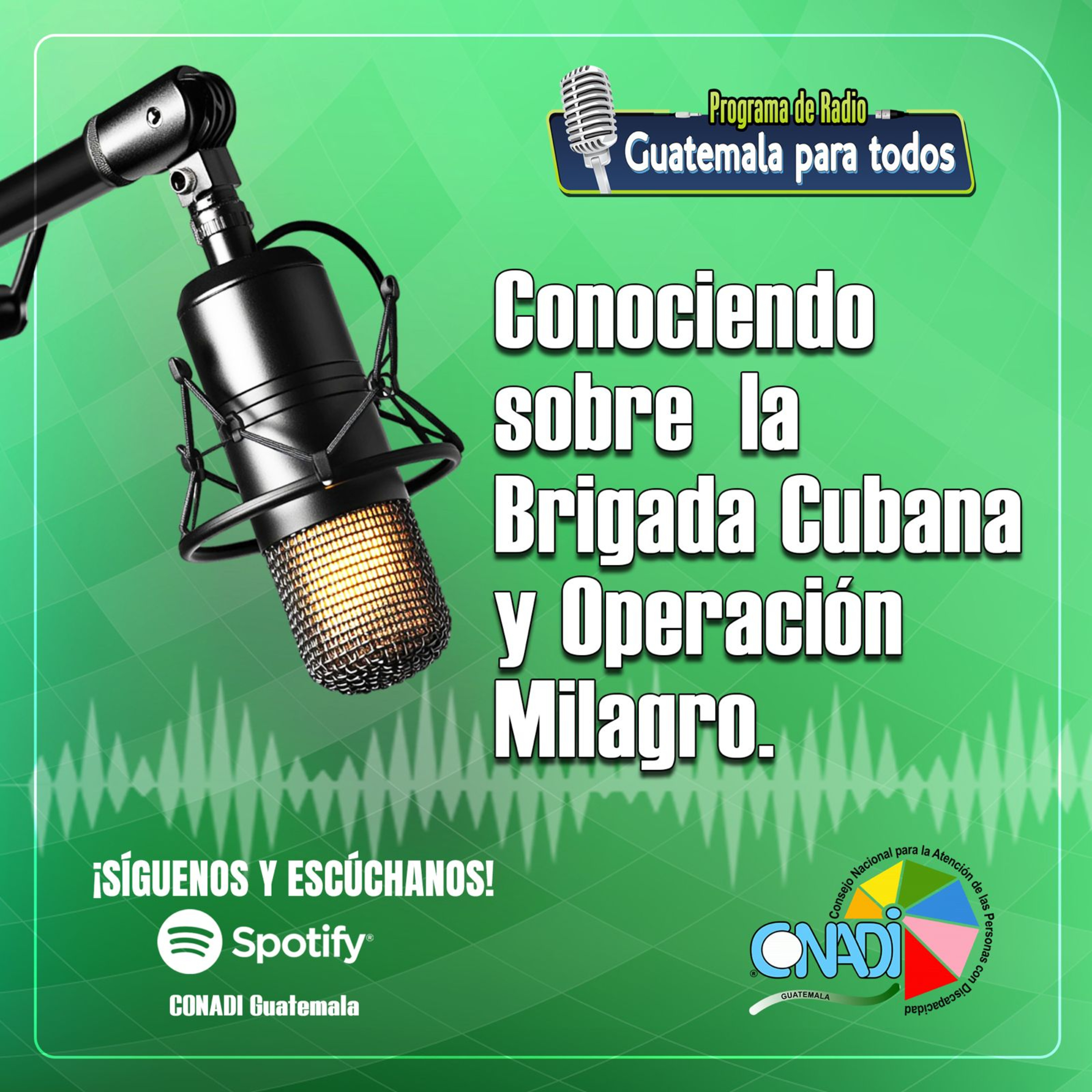 Conociendo sobre la Brigada Cubana y Operación Milagro. episode artwork