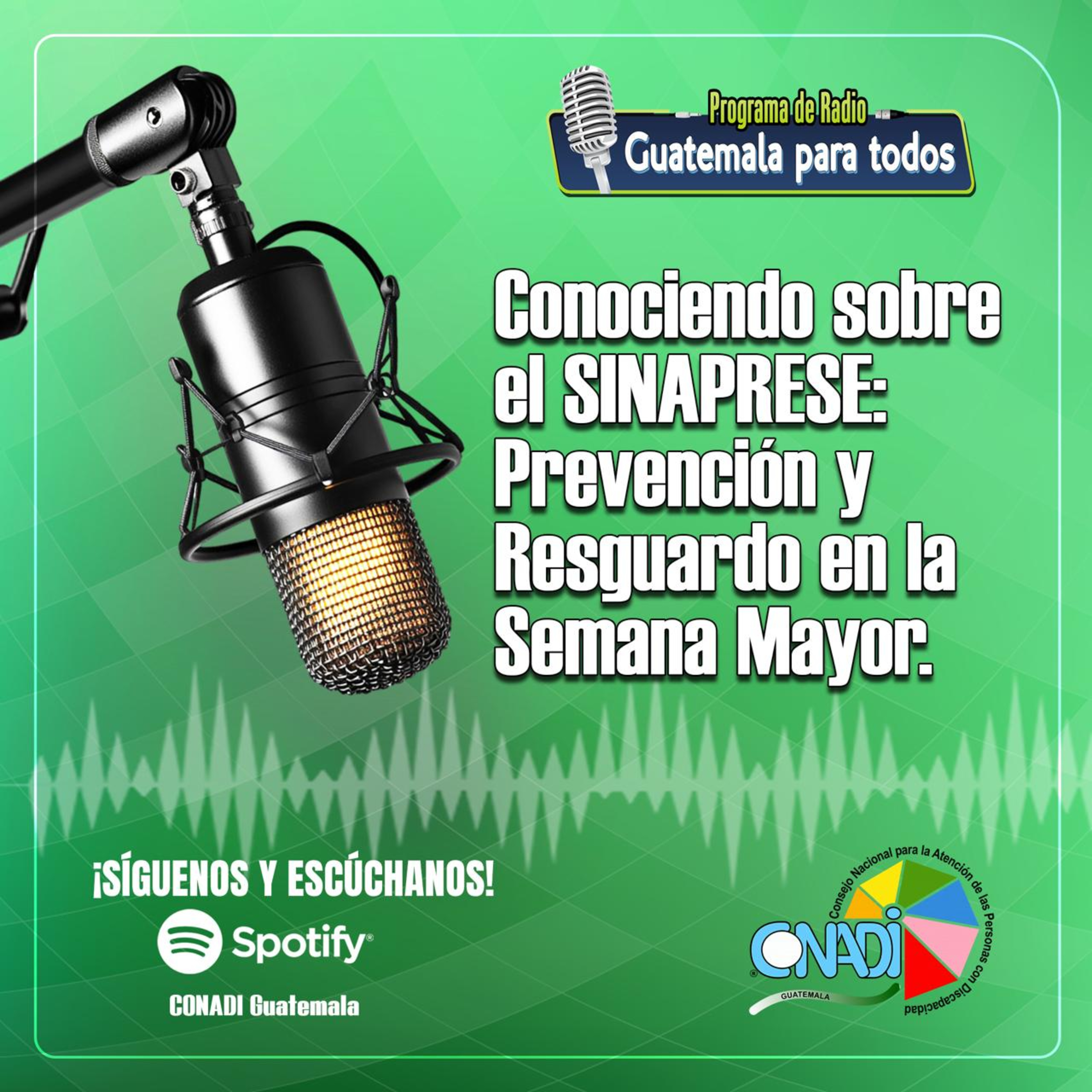 Conociendo sobre el SINAPRESE: Prevención y Resguardo en la Semana Mayor. episode artwork