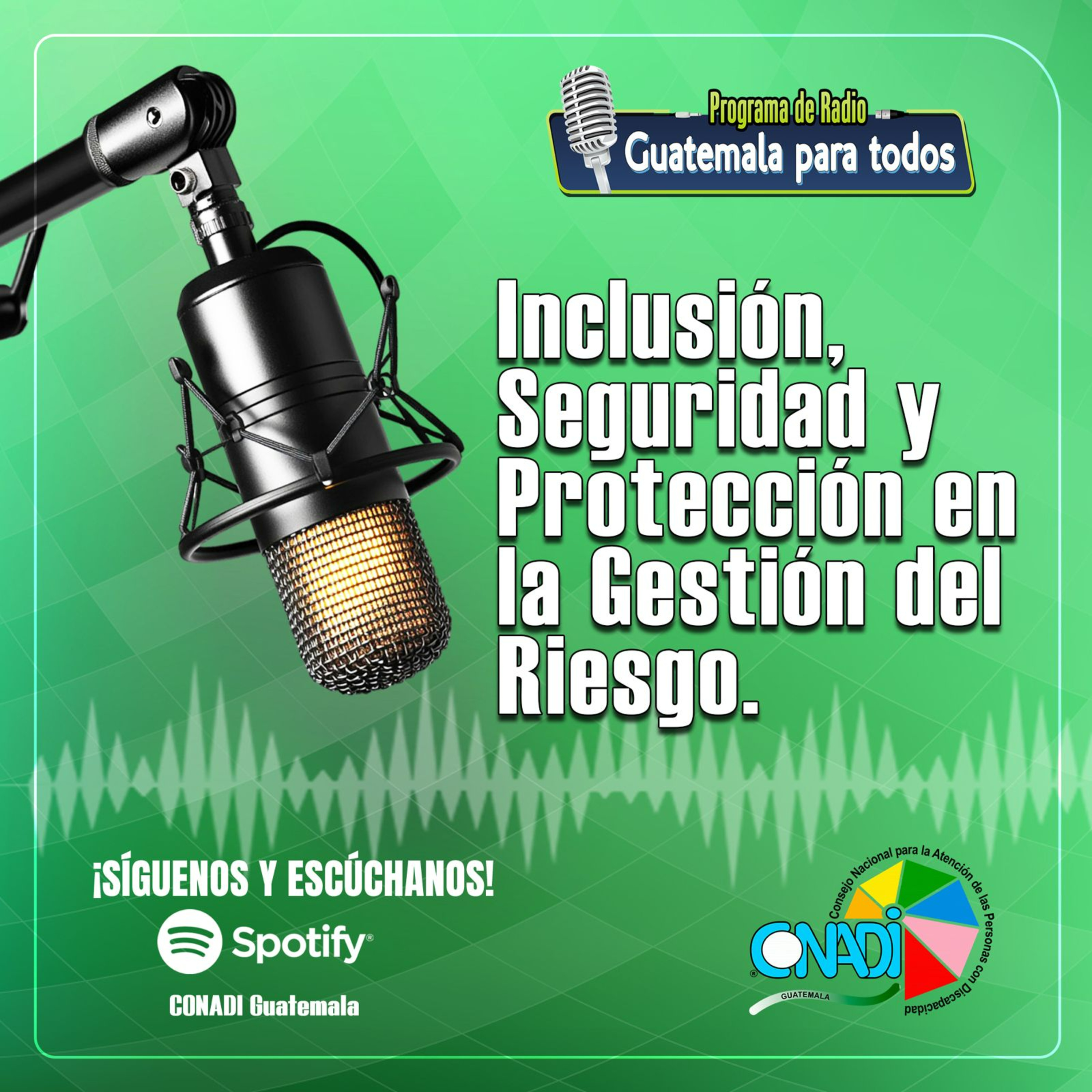 "Inclusión, seguridad y protección en la gestión del riesgo" episode artwork