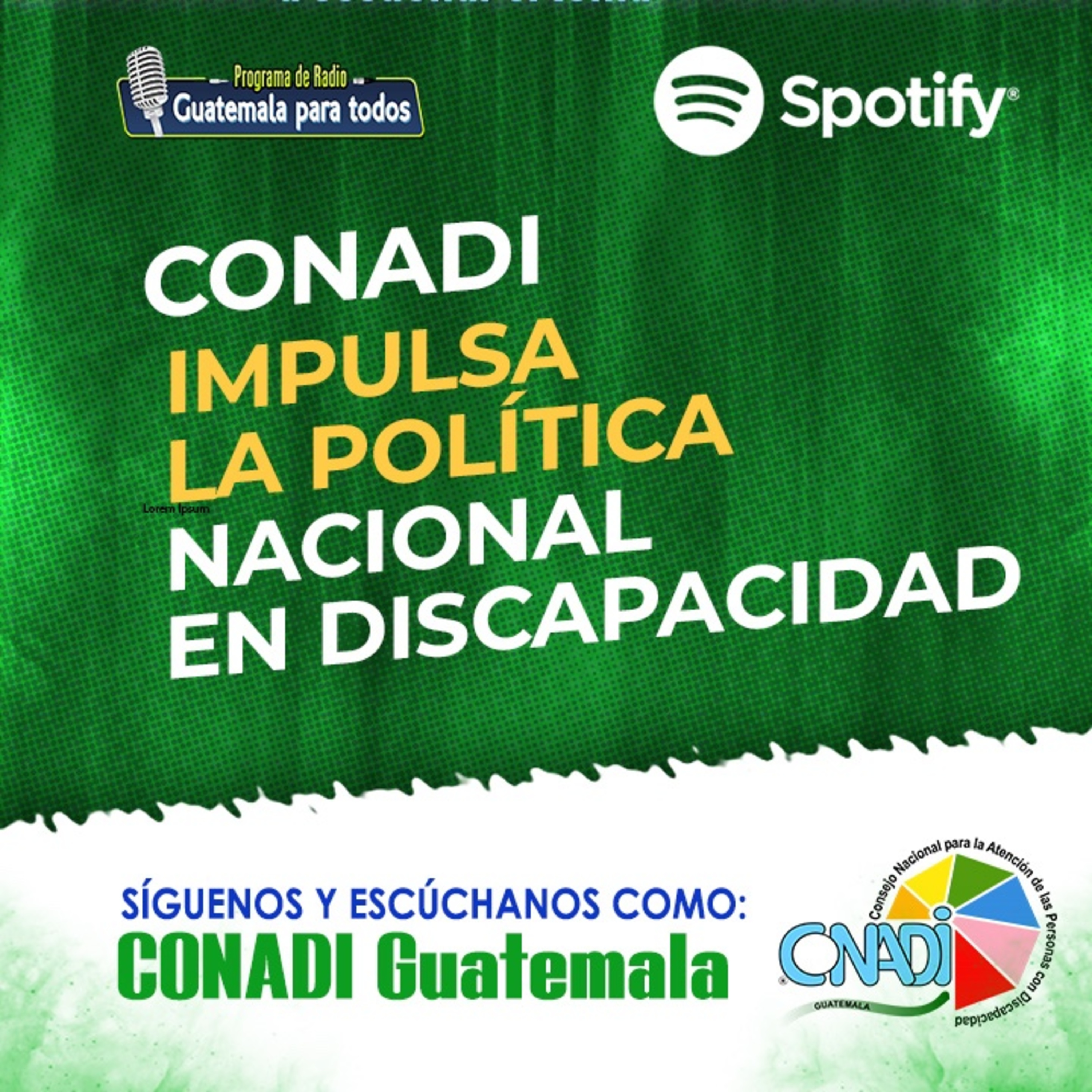 Portada de CONADI GUATEMALA