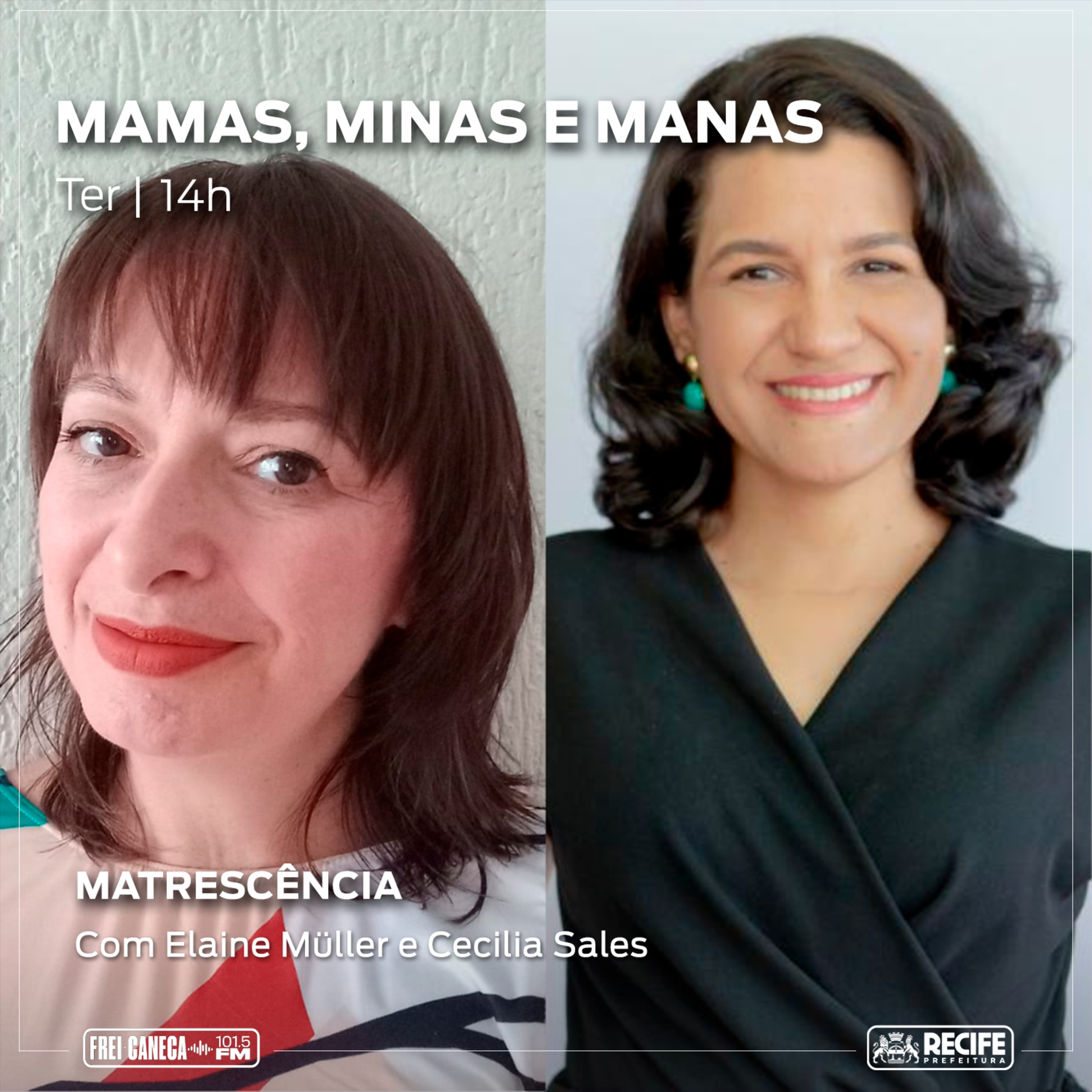 Mamas Minas e Manas - Matrescência com Elaine Müller e Cecilia Sales | Temporada 2023 episode artwork