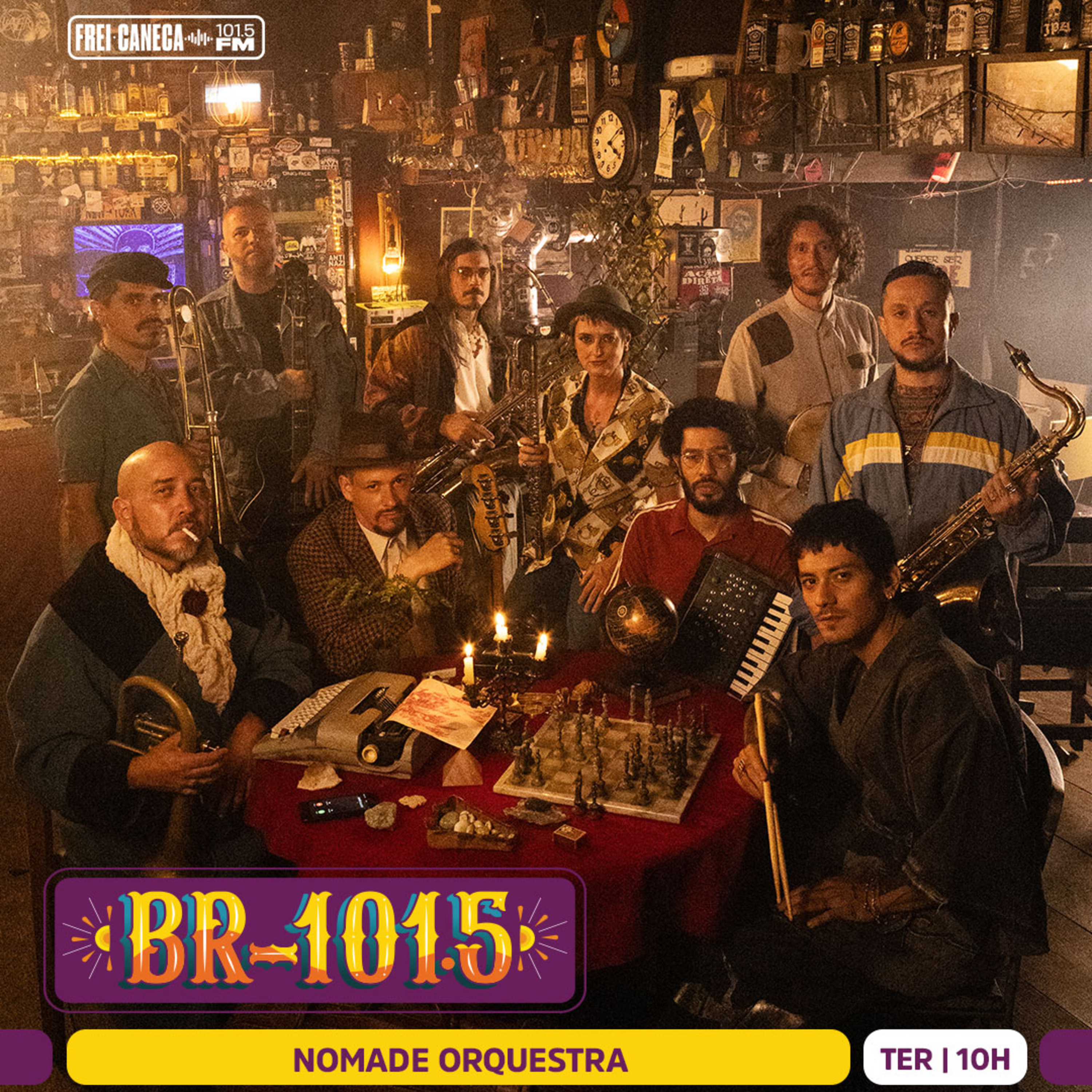 BR-101.5 | Nomade Orquestra: álbum "Terceiro Mundo" com Beto Malfatti episode artwork