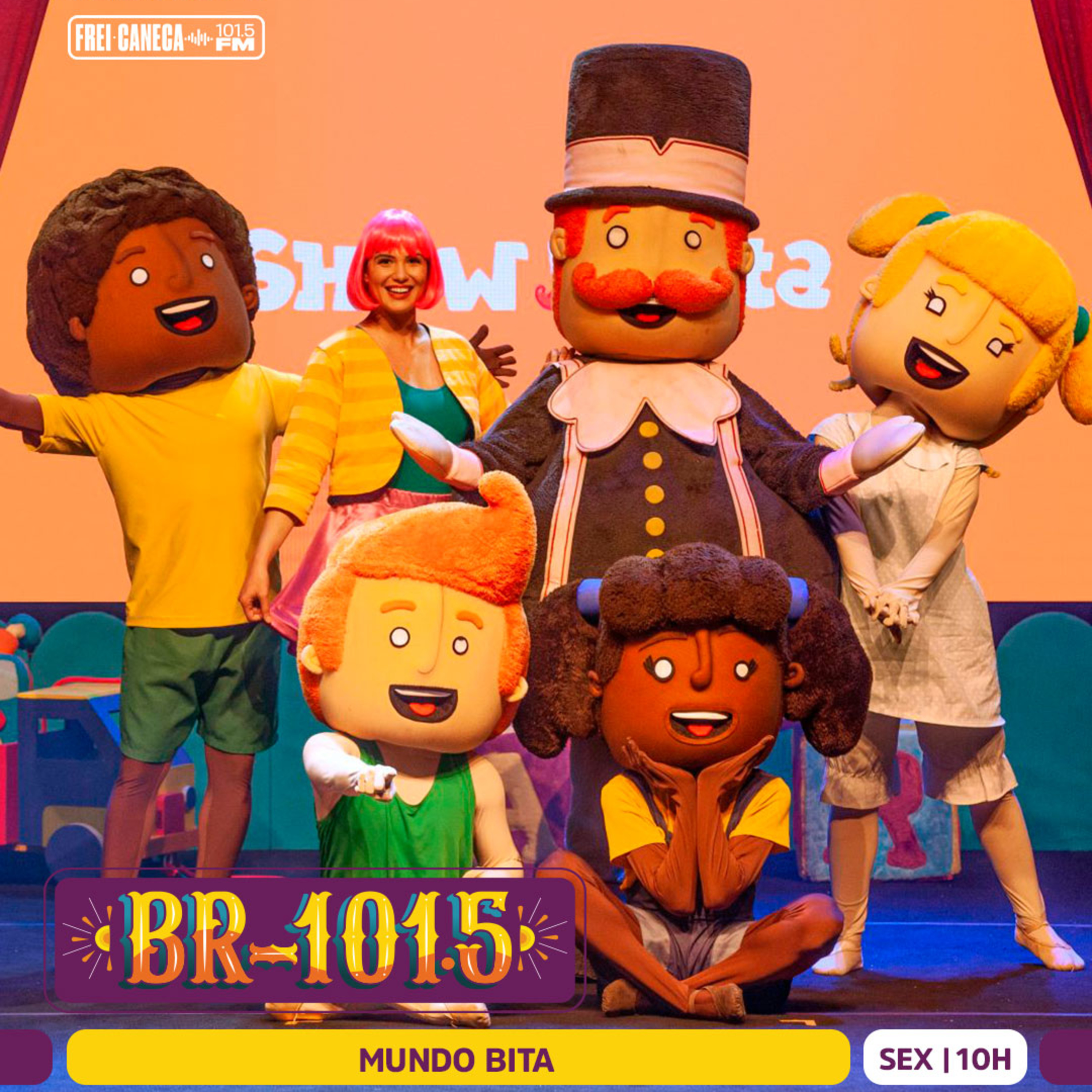 BR-101.5 | Mundo Bita: estreia nacional do espetáculo "Show do Bita - Crescer e Aprender" com Chaps e João Henrique  episode artwork