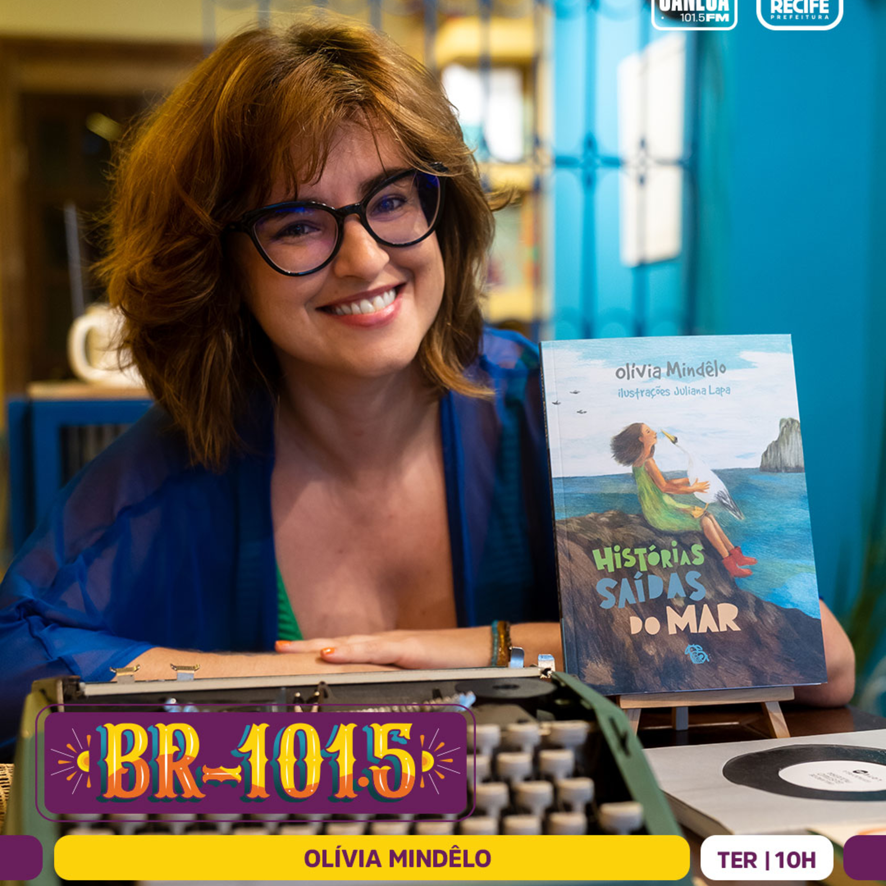 BR-101.5 | Olívia Mindêlo: livro "Histórias Saídas do Mar" episode artwork