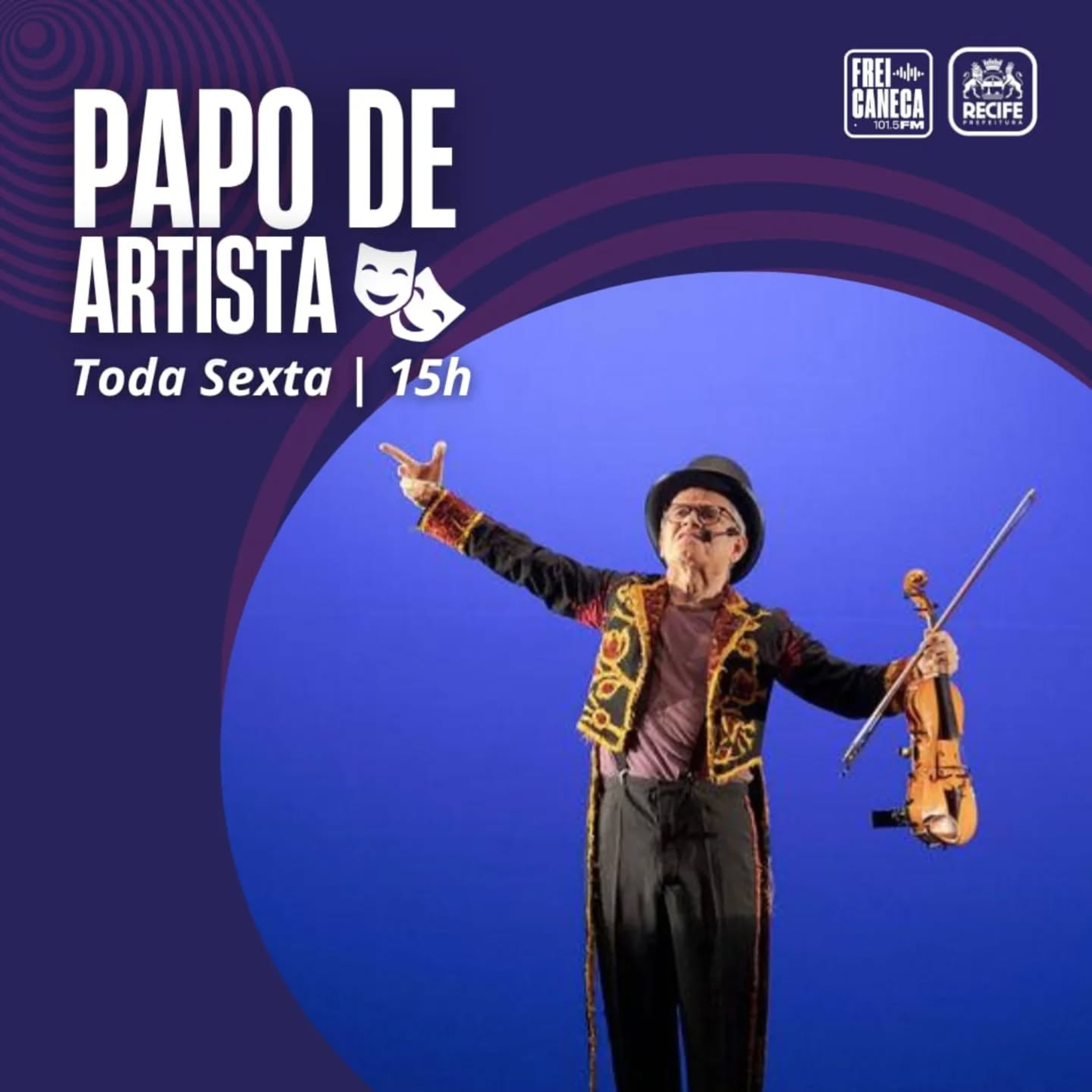 Papo de Artista, com Antônio Nóbrega | Temporada 2025 episode artwork