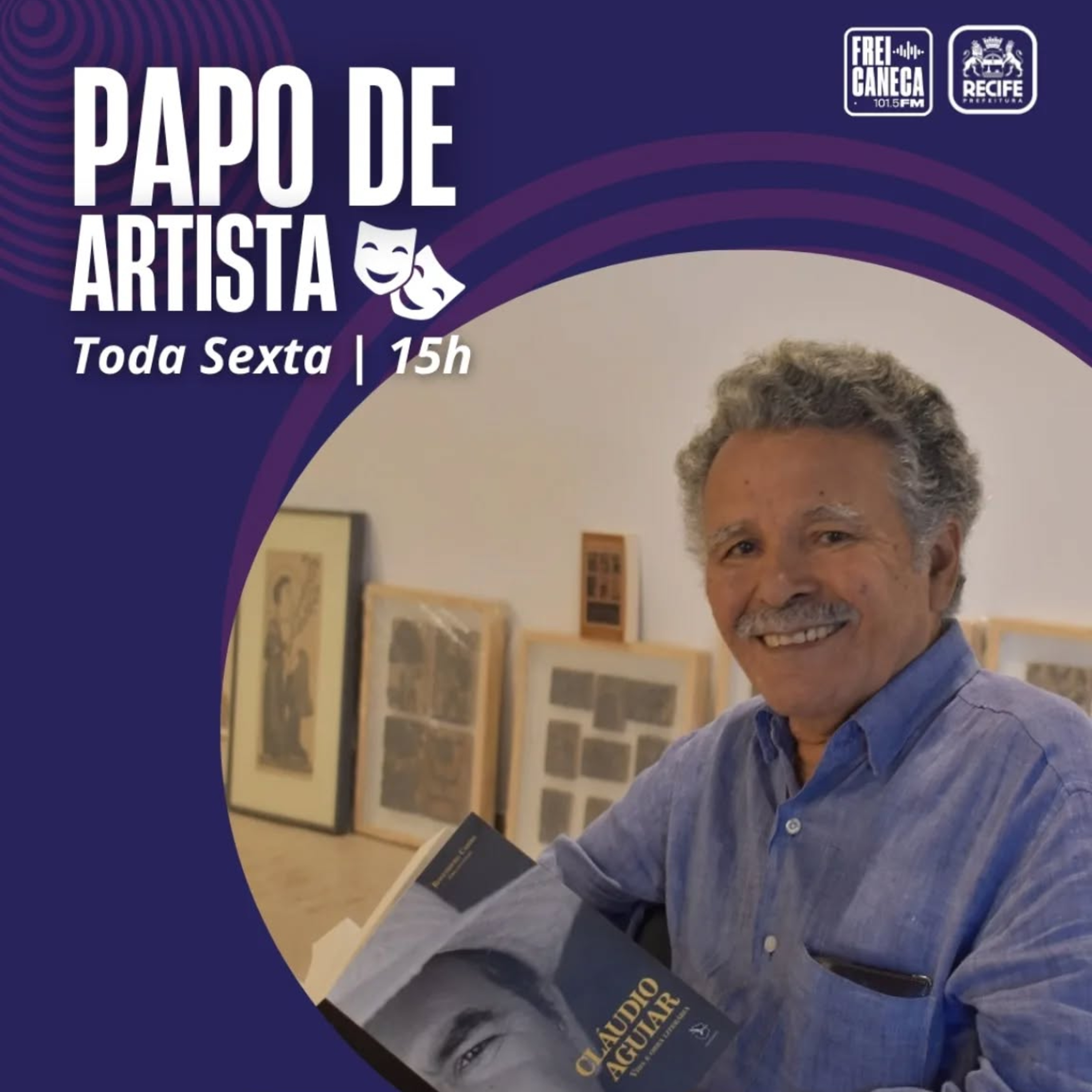 Papo de Artista com Cláudio Aguiar #Temporada2025 episode artwork