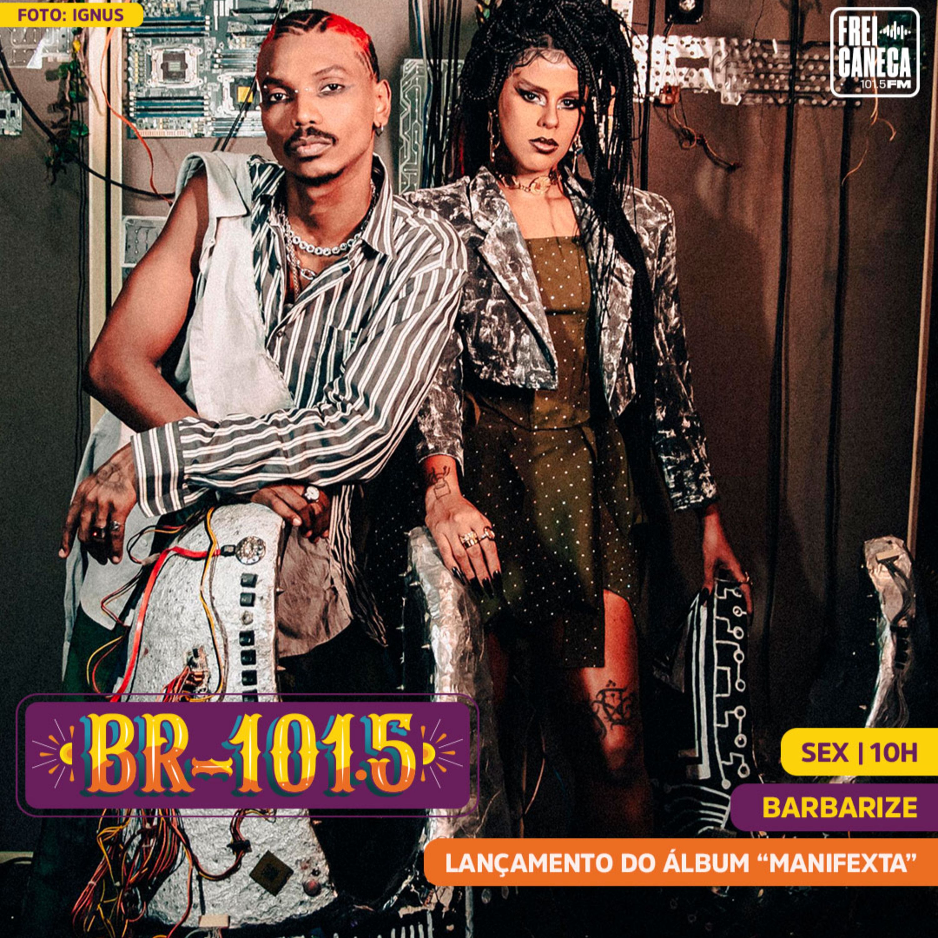 BR-101.5 | Barbarize: lançamento do primeiro álbum "Manifexta" episode artwork