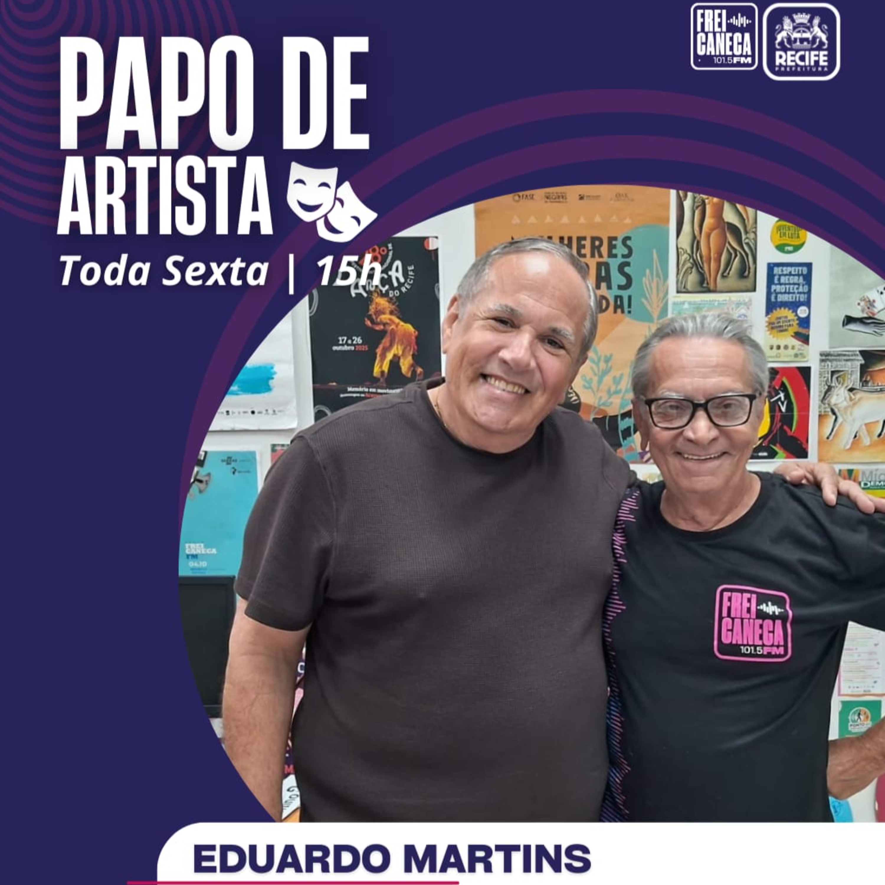 Papo de Artista 01/2026 | Eduardo Martins episode artwork