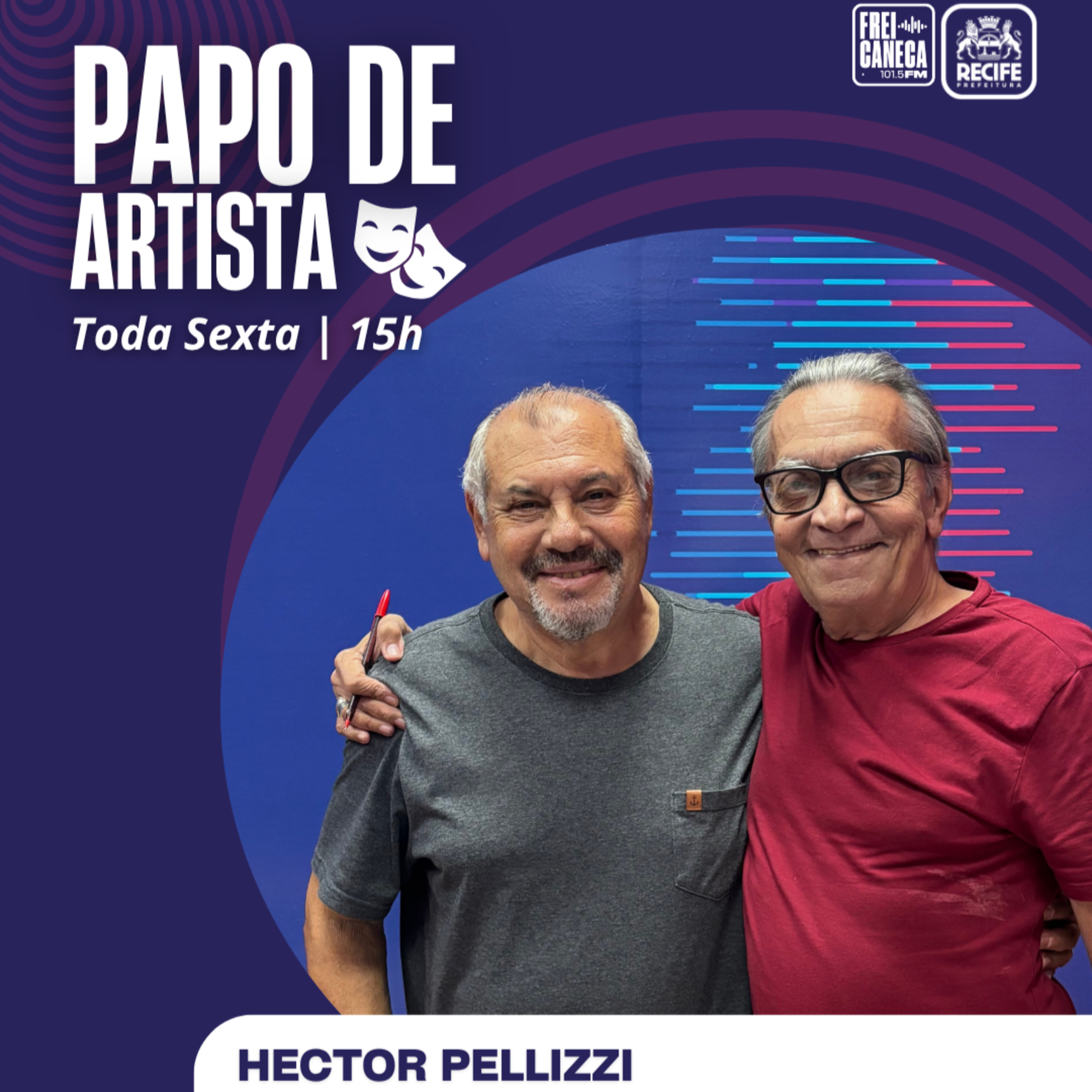 Papo de Artista 15/2026 - Hector Pellizzi episode artwork