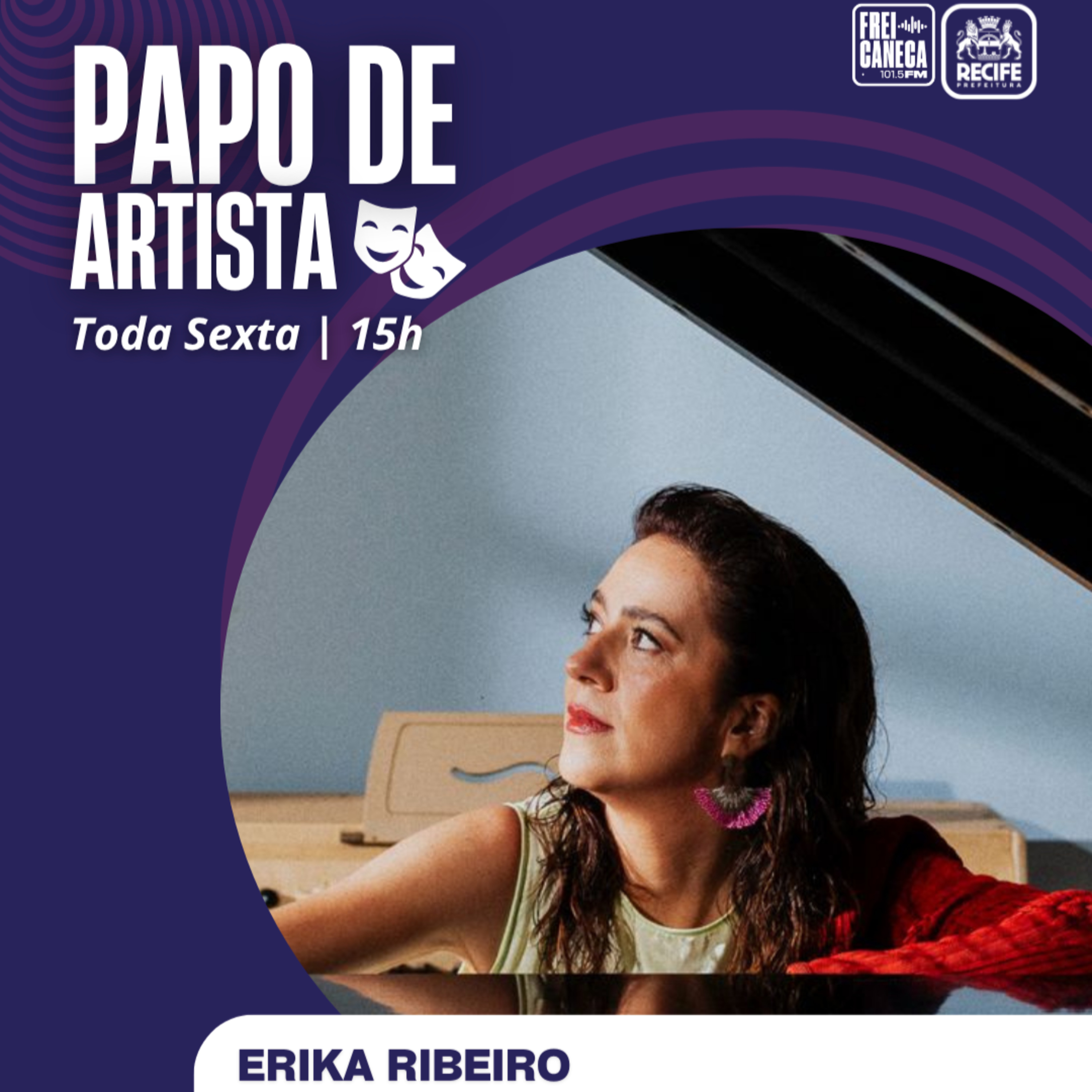Papo de Artista 16/2026 - Erika Ribeiro episode artwork