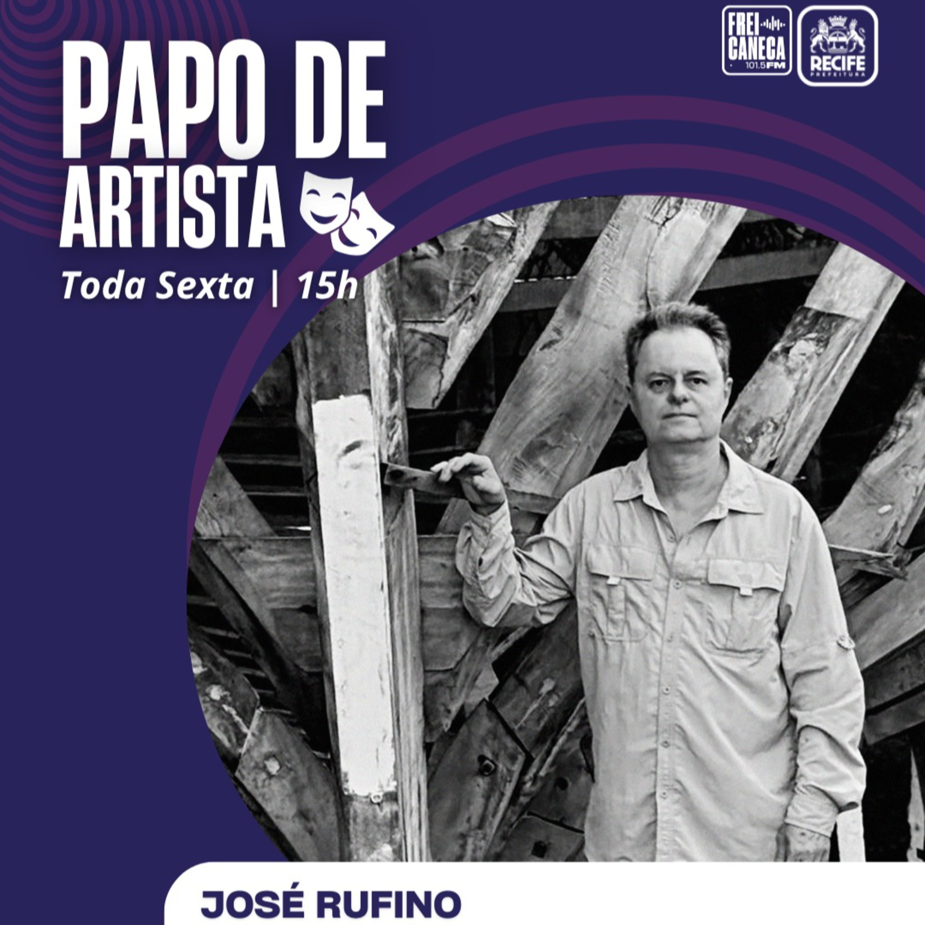 Papo de Artista 18/2026 - José Rufino episode artwork