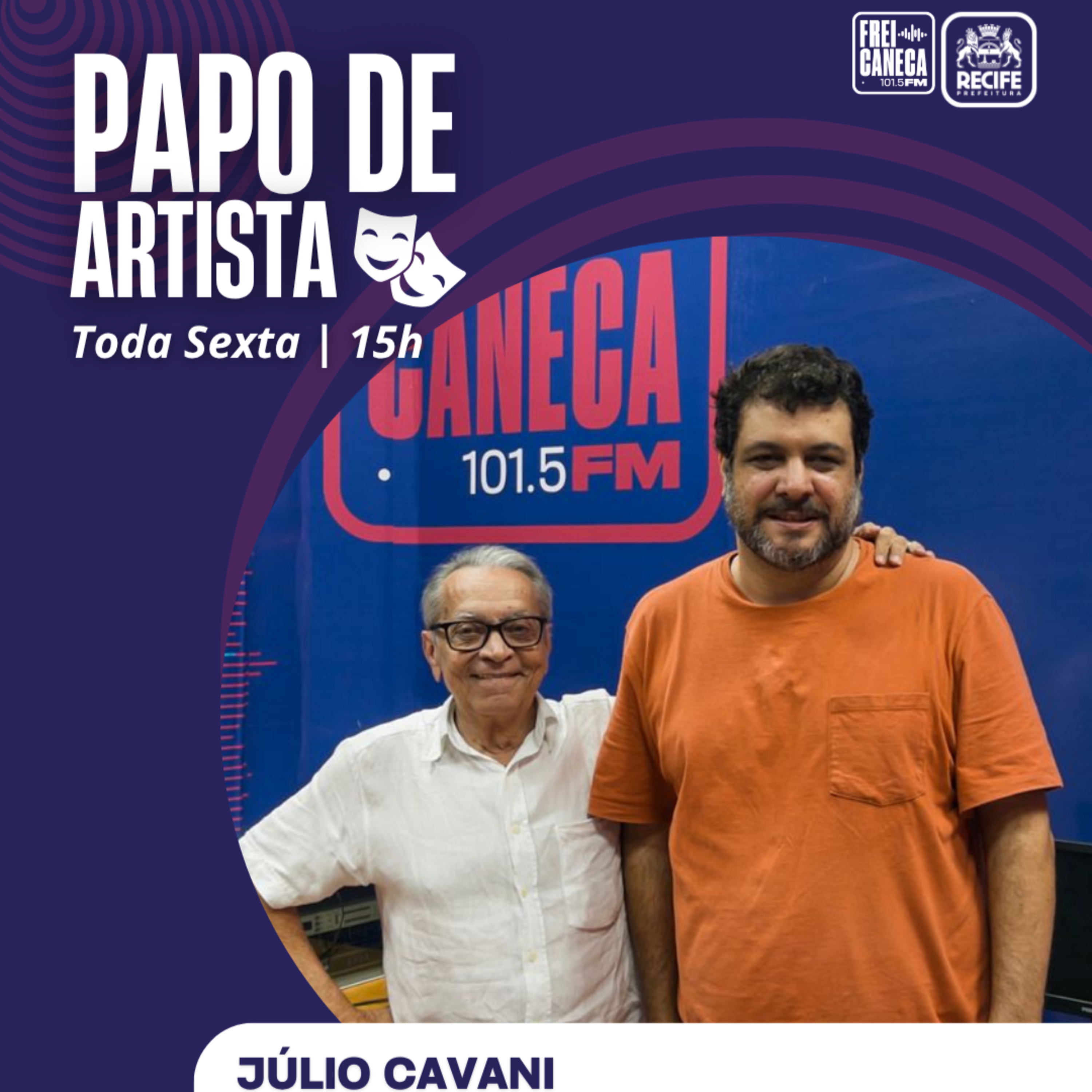 Papo de Artista 19/2026 - Júlio Cavani episode artwork