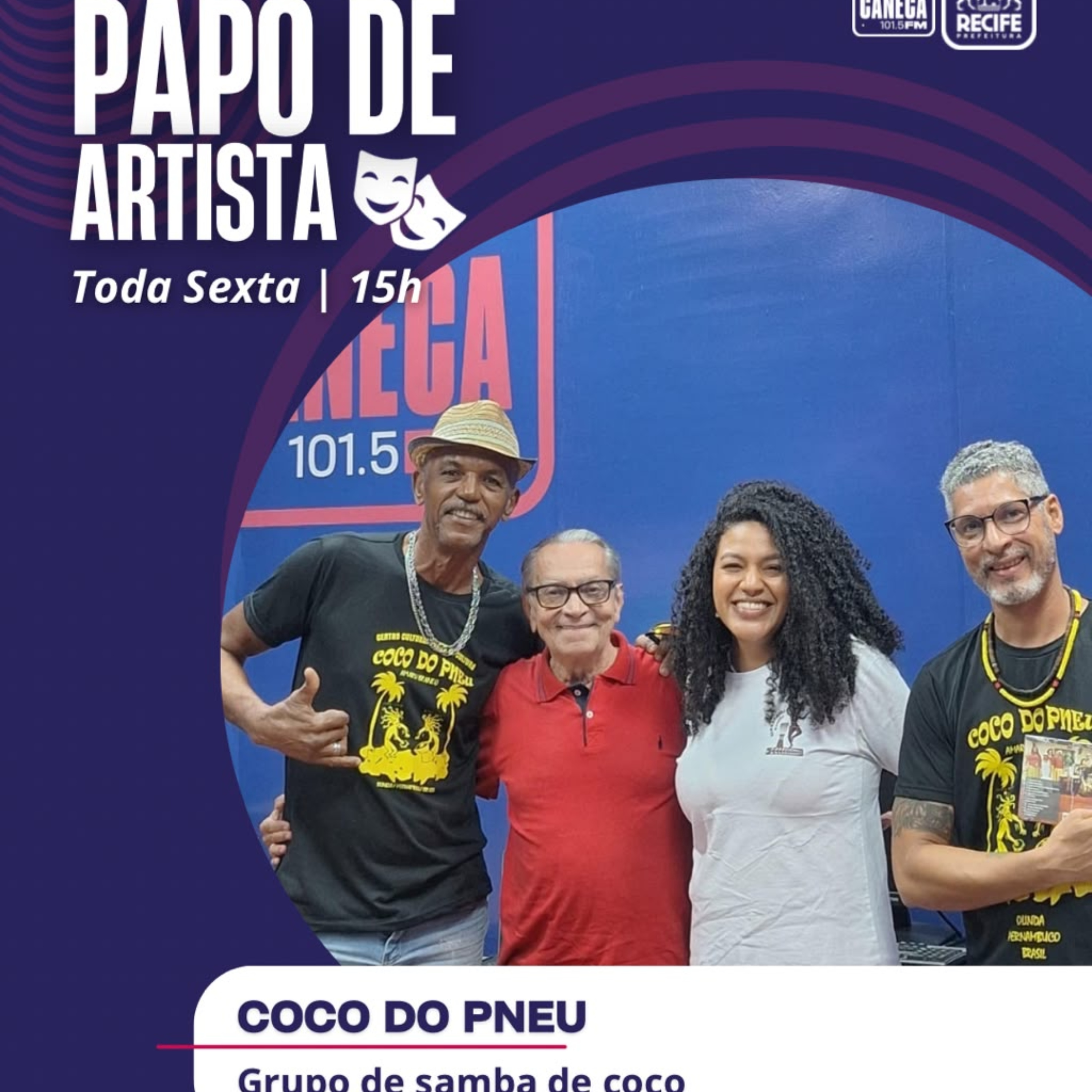 Papo de Artista 23/2026 - Coco do Pneu episode artwork