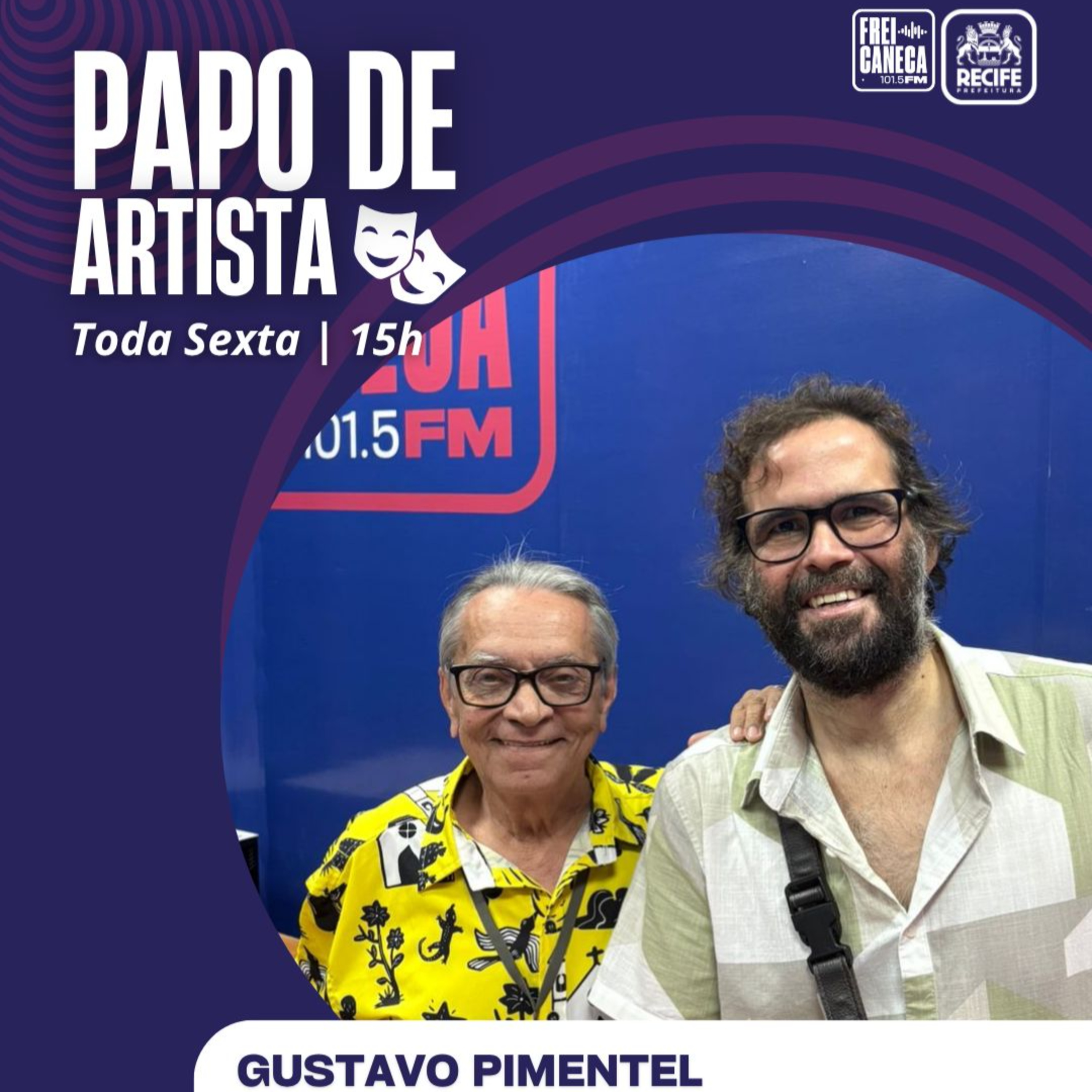 Papo de Artista 24/2026 - Gustavo Pimentel episode artwork