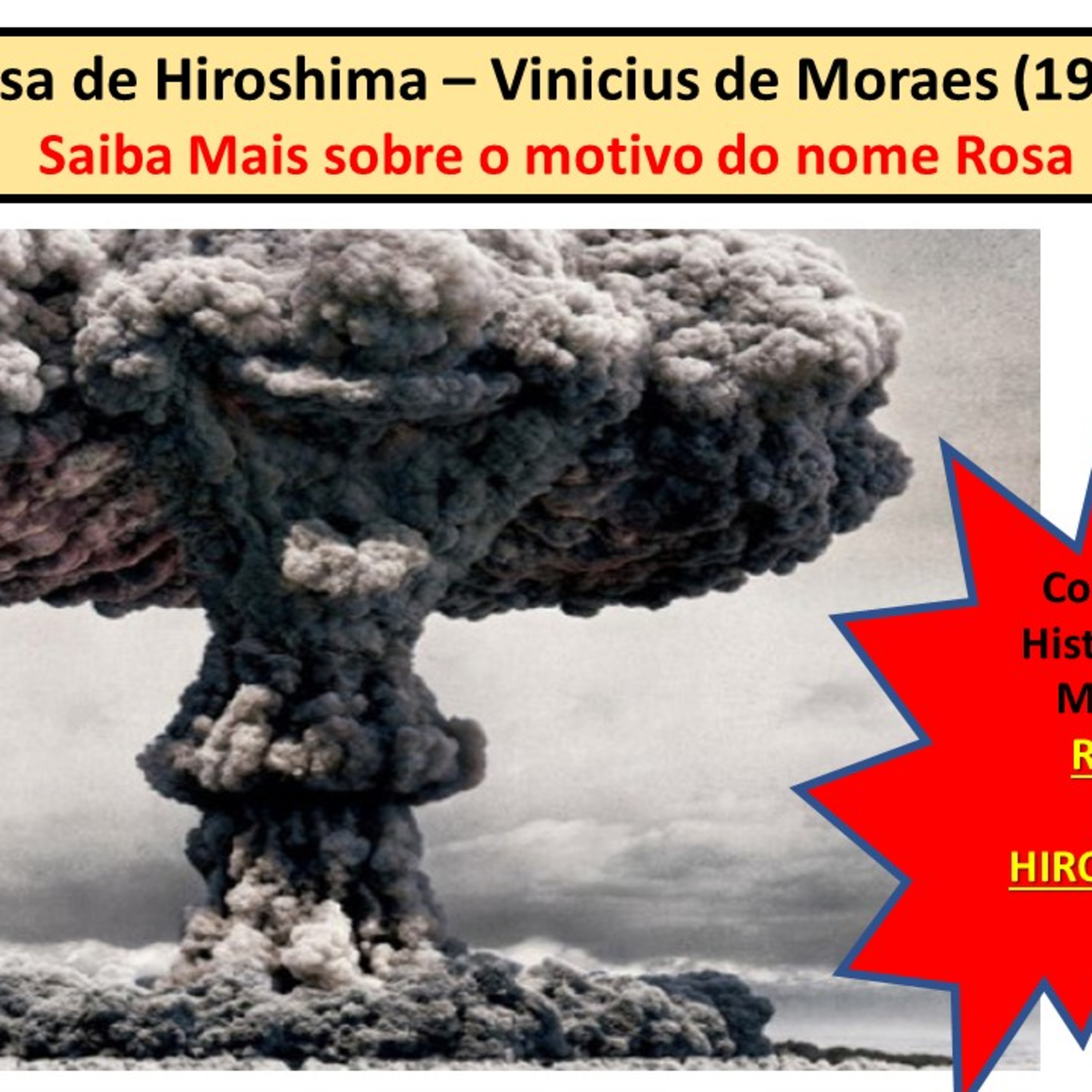 2024 - Oppenheimer e Rosa de Hiroshima (Vinicius de Moraes)