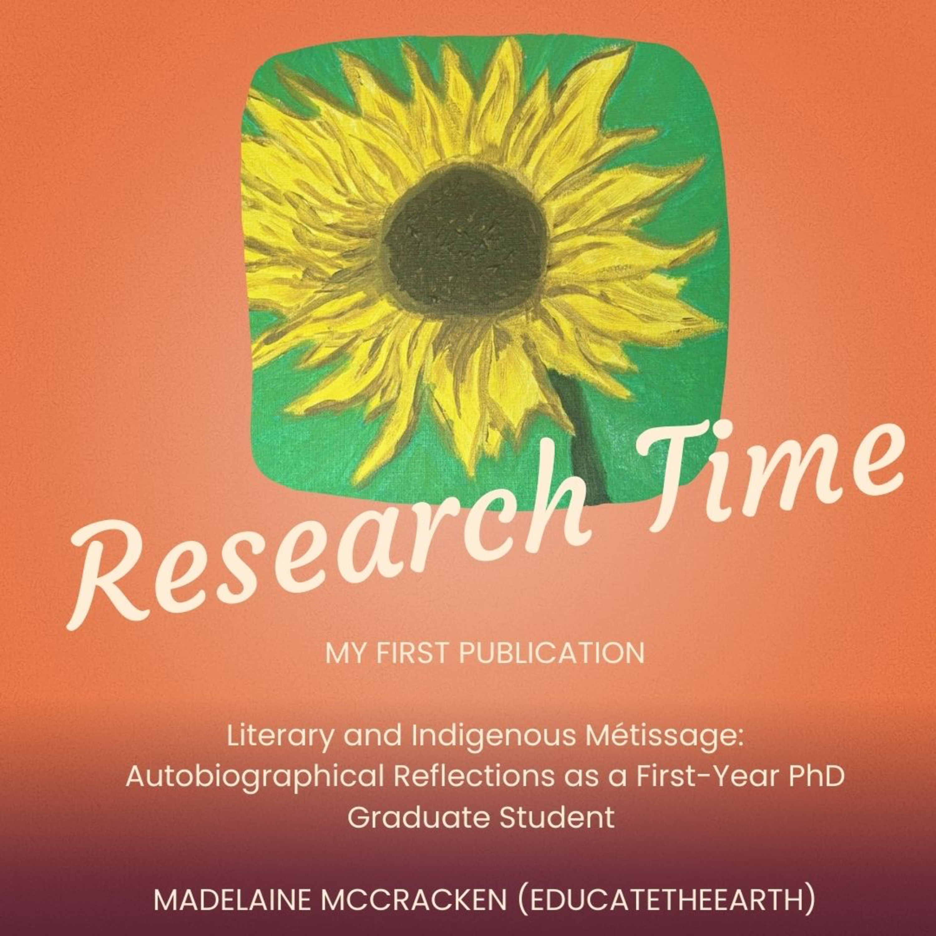 My First Publication - Podcast Essay with Madelaine McCracken (EducateTheEarth) episode artwork