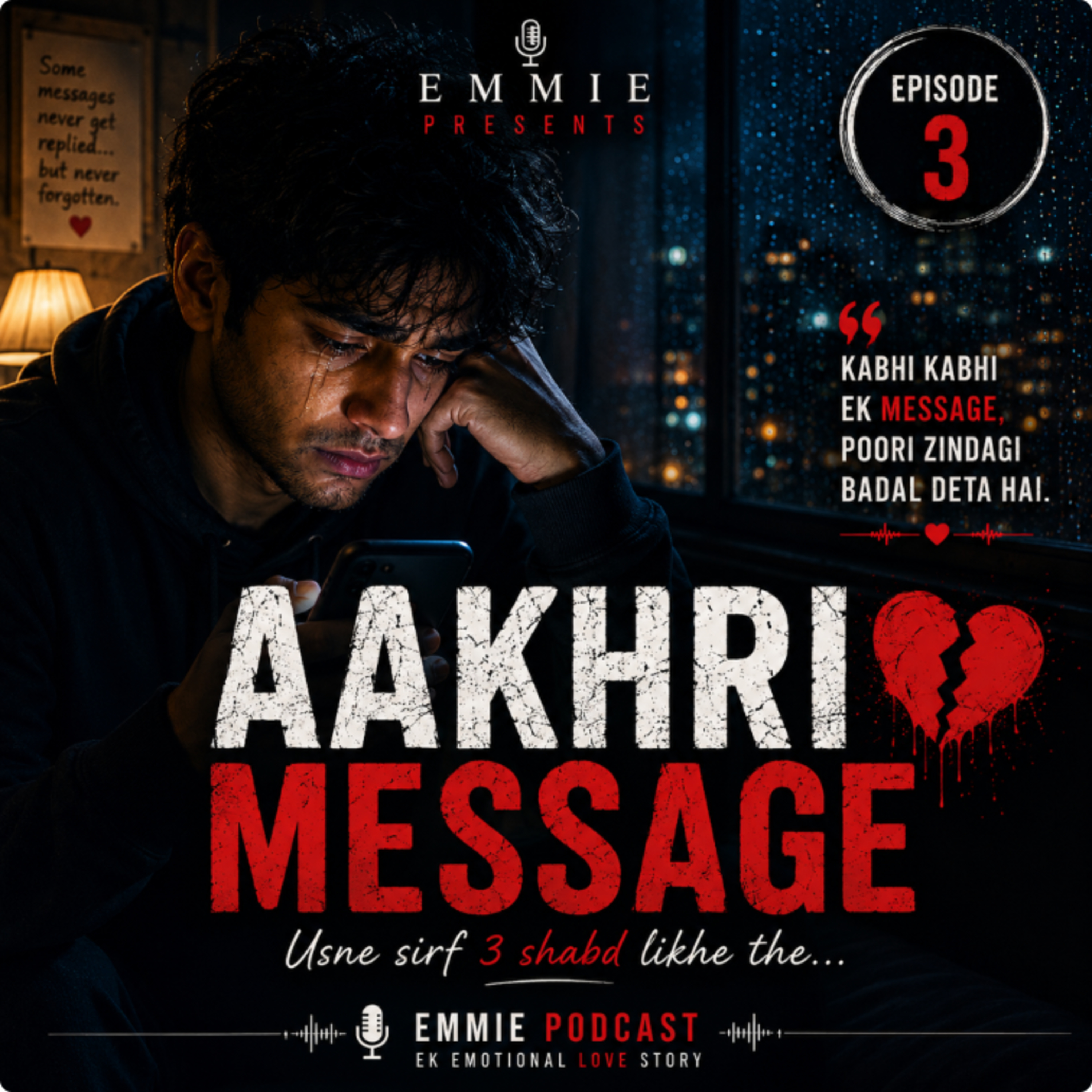 Aakhri Voice Note 🎧💔 | Ek Adhoori Mohabbat Ki Kahani | Emmie Podcast Ep. 3