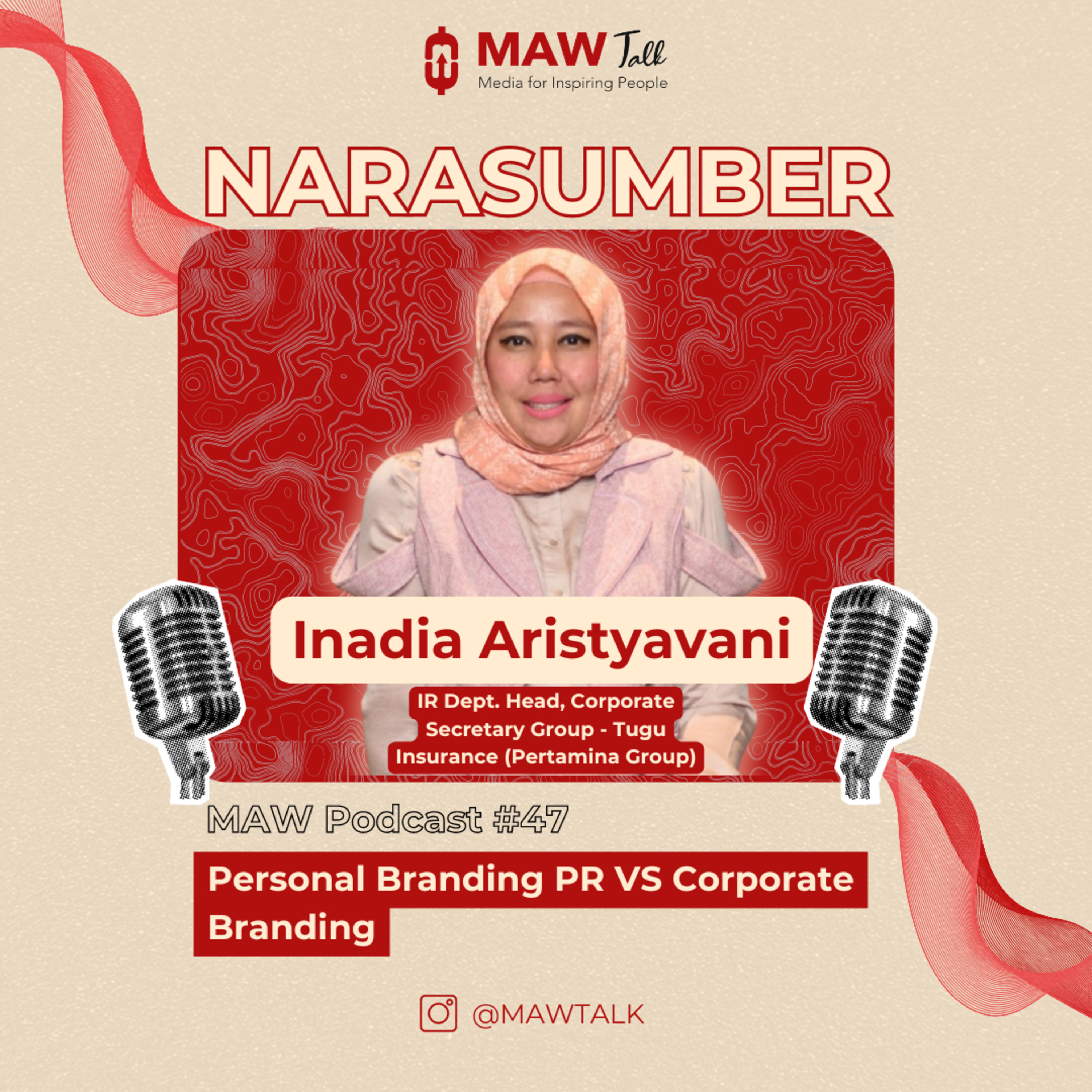 MAW Talk #47: Personal Branding PR VS Corporate Branding episode artwork