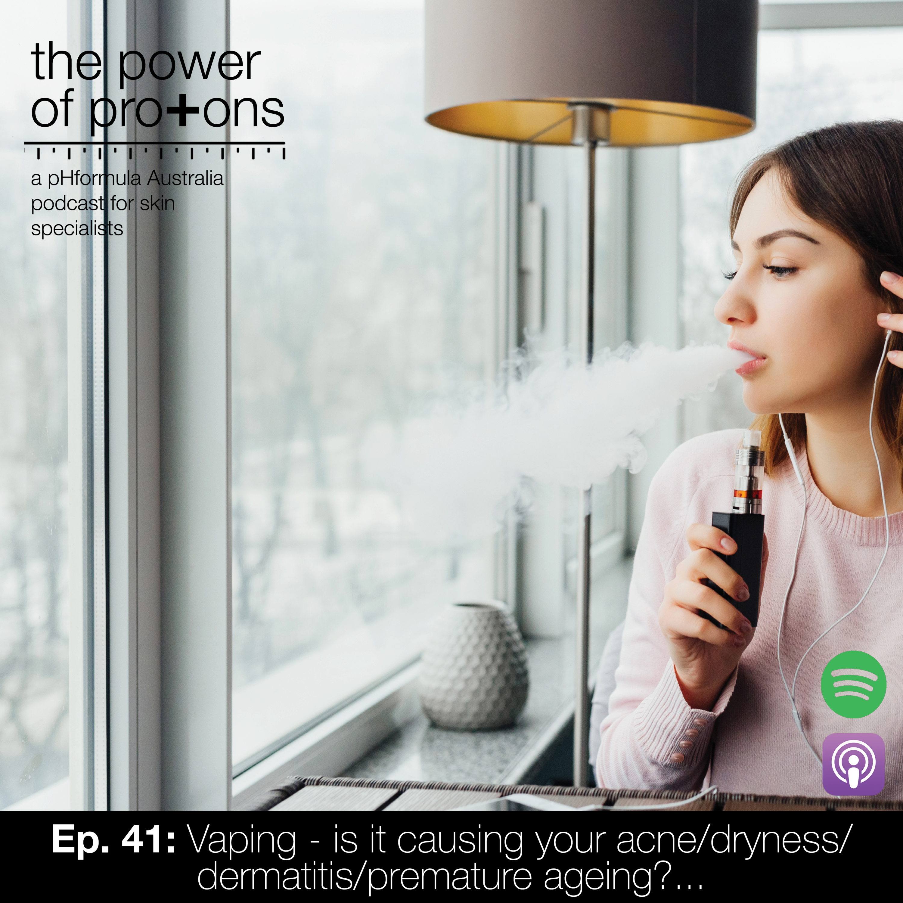 Ep. 41: Is vaping causing your acne/dryness/dermatitis/premature ageing? episode artwork